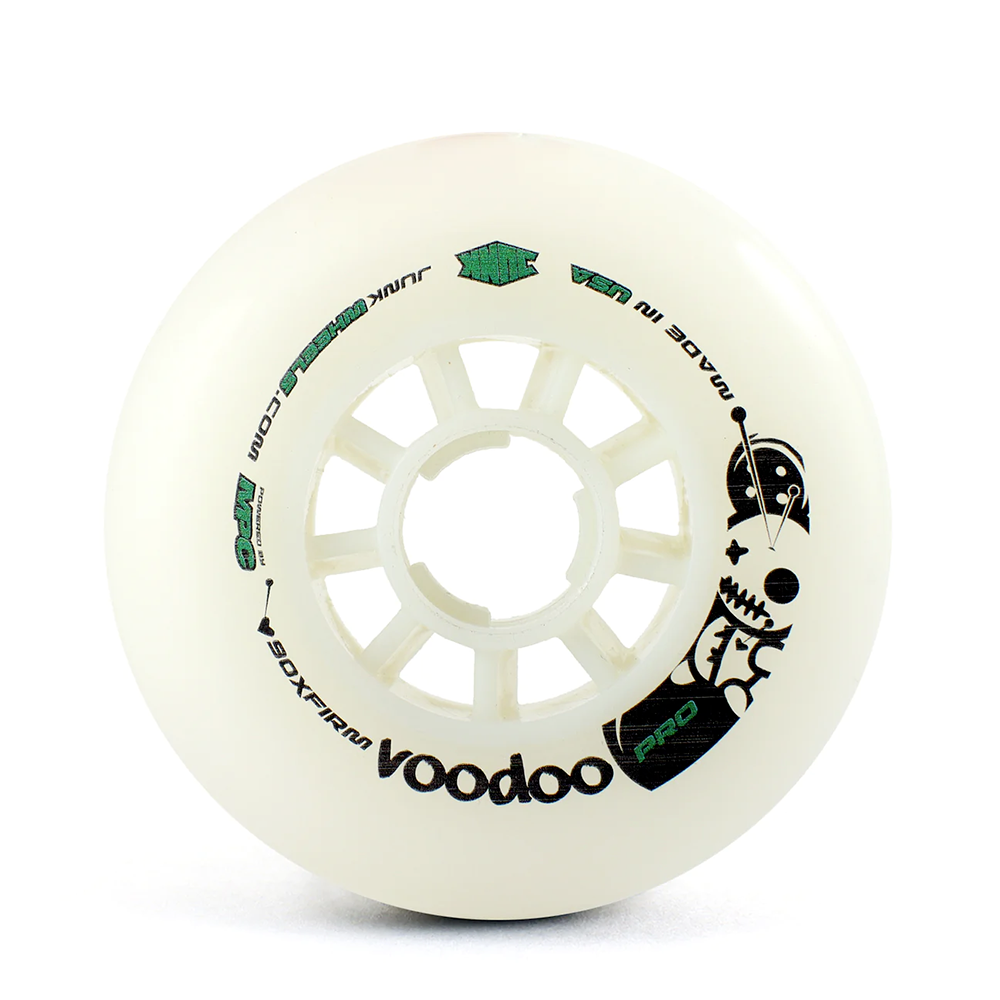 Junk Voodoo Pro XF 90mm Skateboard Wheels - Single Wheel for Longboard, Cruiser & Street Skateboarding - High Performance Urethane Wheels for Smooth Ride