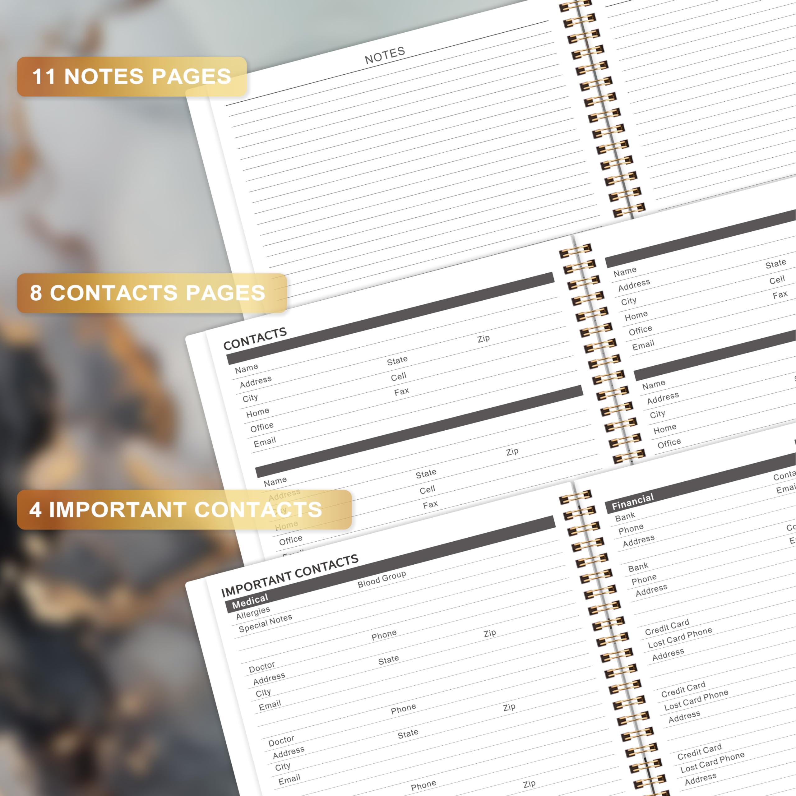 2025-2027 Monthly Planner Calendar - July 2025 to June 2027 | 2-Year Academic Planner with Flexible Cover, Pockets & Tabs | 9