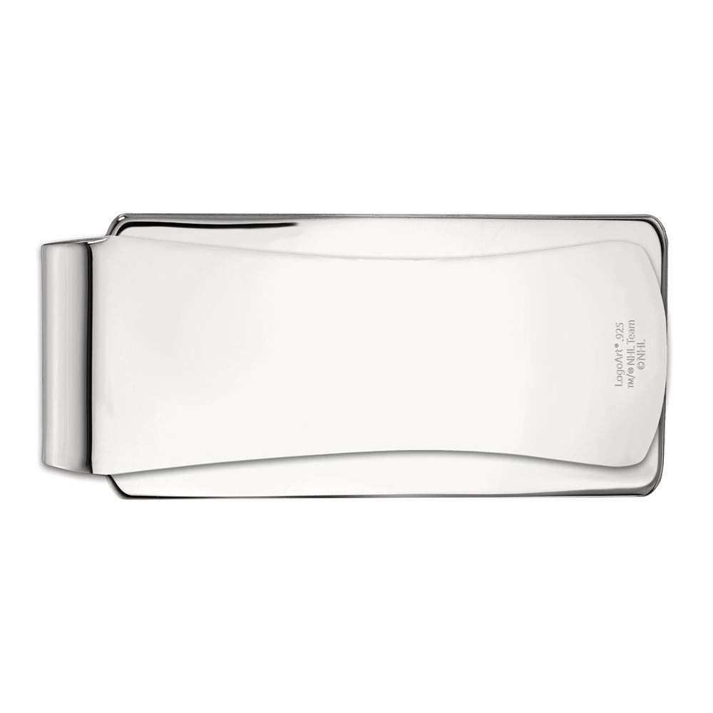 Baylor Money Clip Crest in Sterling Silver - Slim & Elegant Wallet Accessory for Men - Perfect for Cash, Cards & ID | Gift for Graduation, Wedding & Business Professionals