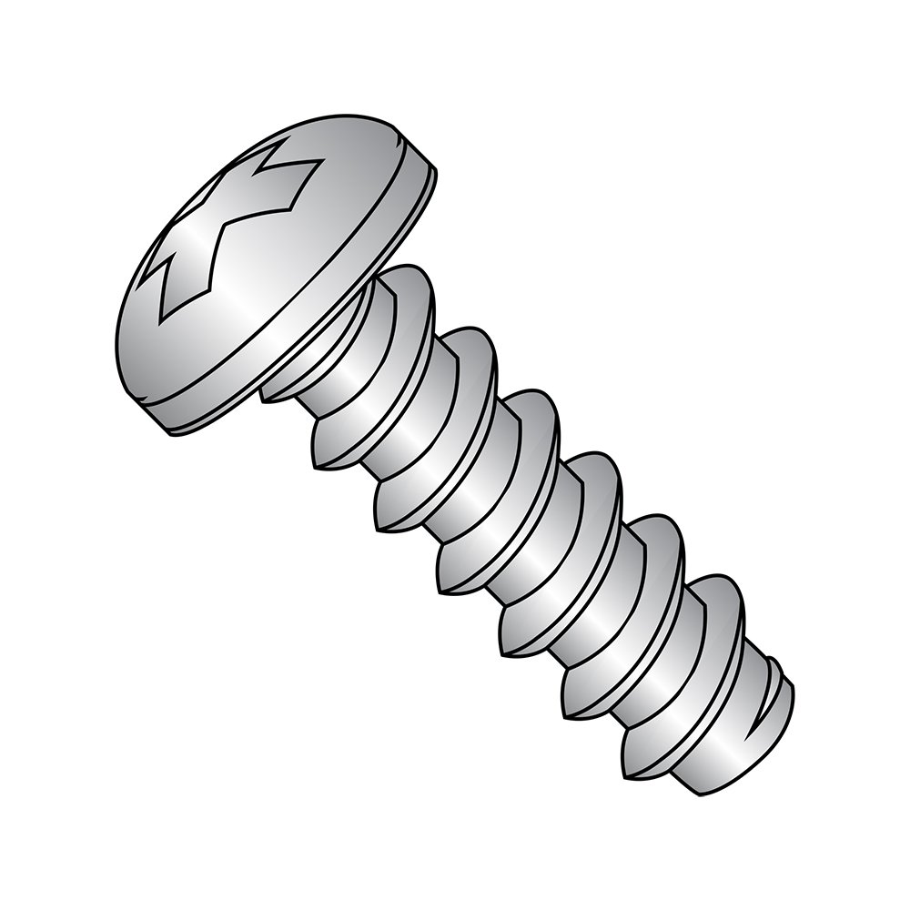 #10-16 Stainless Steel Screws, Pan Head Phillips (50 Pack) - for DIY & Metalworking
