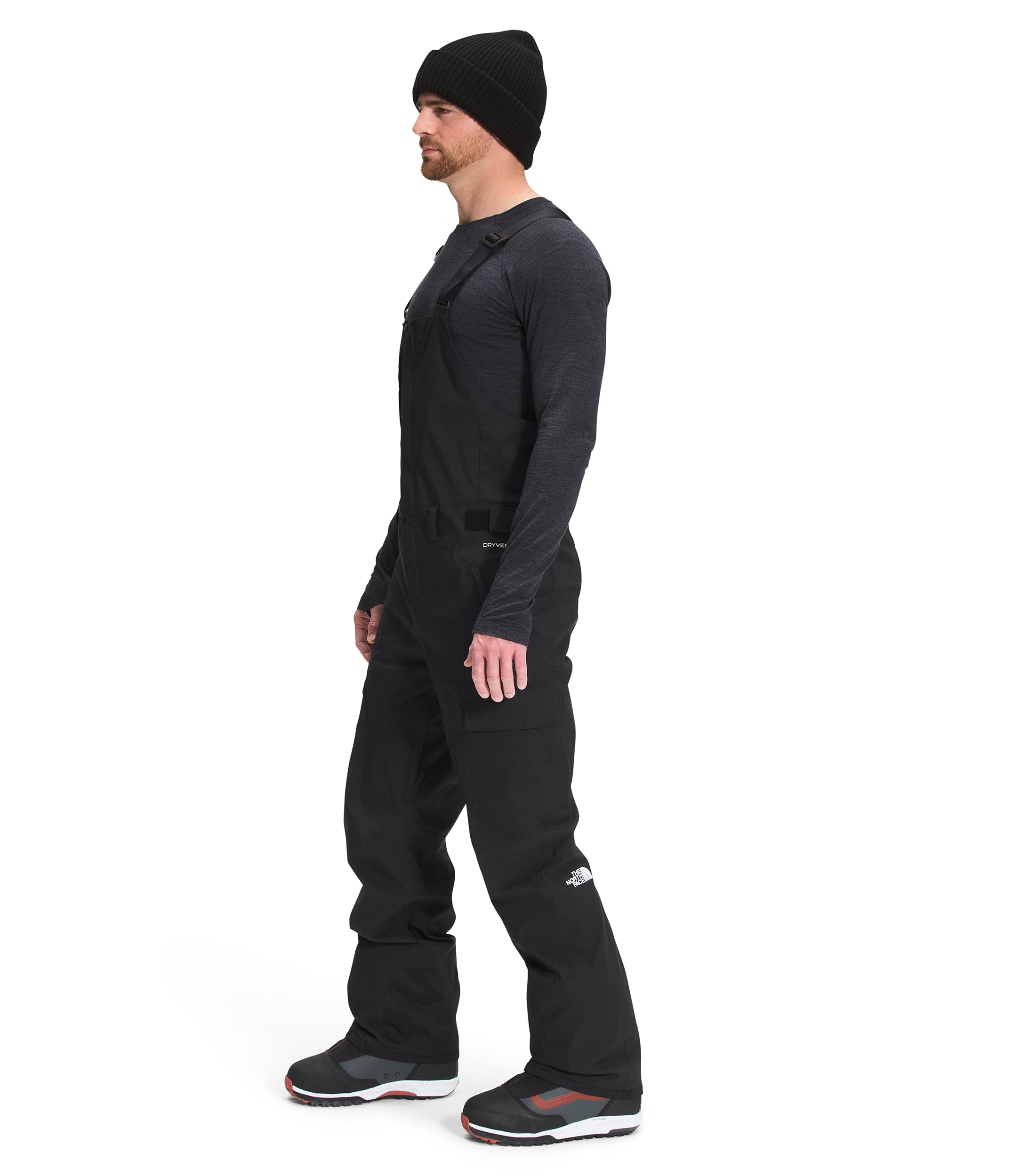 THE NORTH FACE Men's Freedom Bib Snow Pants - Waterproof Insulated Ski Bib Overalls for Winter Sports & Outdoor Activities