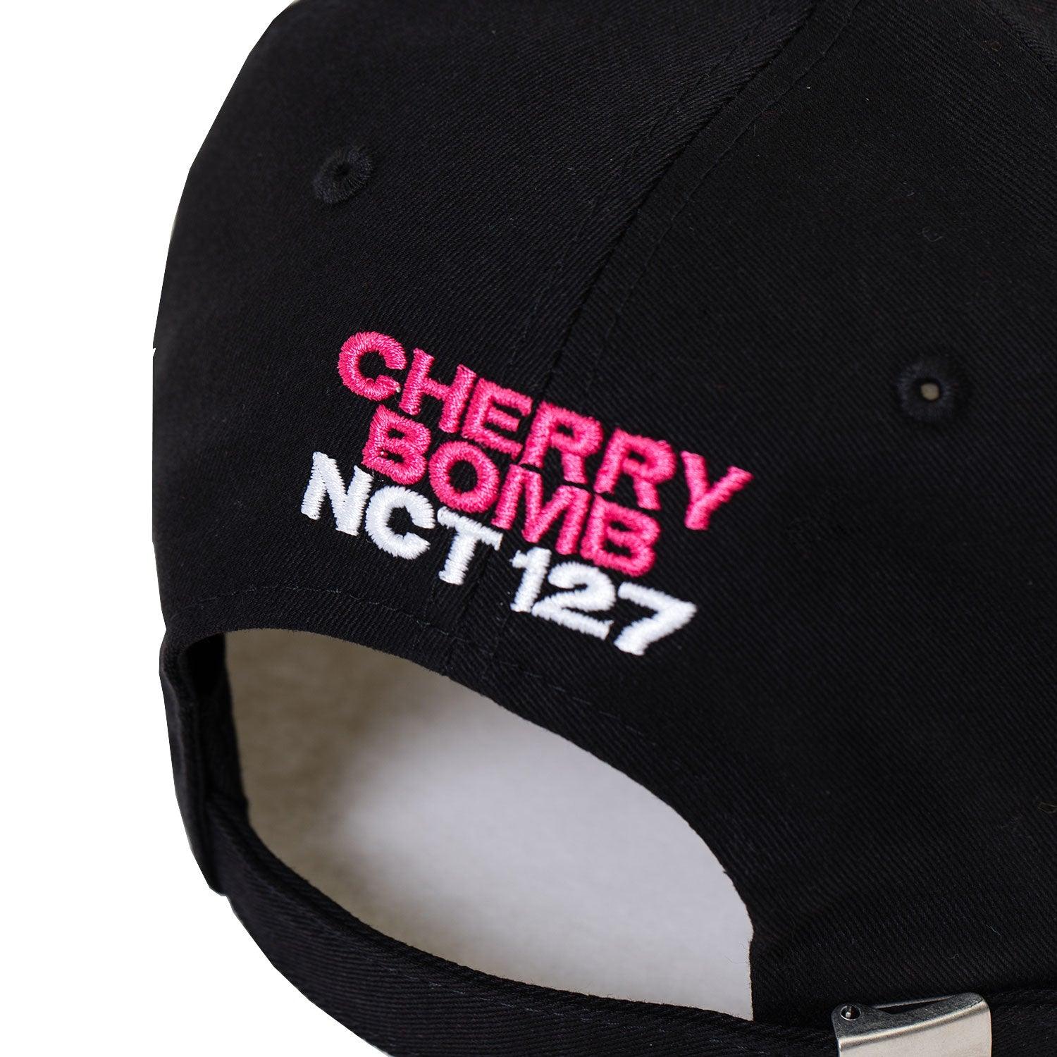 NCT 127 Cherry Bomb Snapback Hat - Official Kpop Merchandise - Adjustable Baseball Cap for Fans & Streetwear Fashion | Perfect for Concerts, Kpop Events & Daily Wear