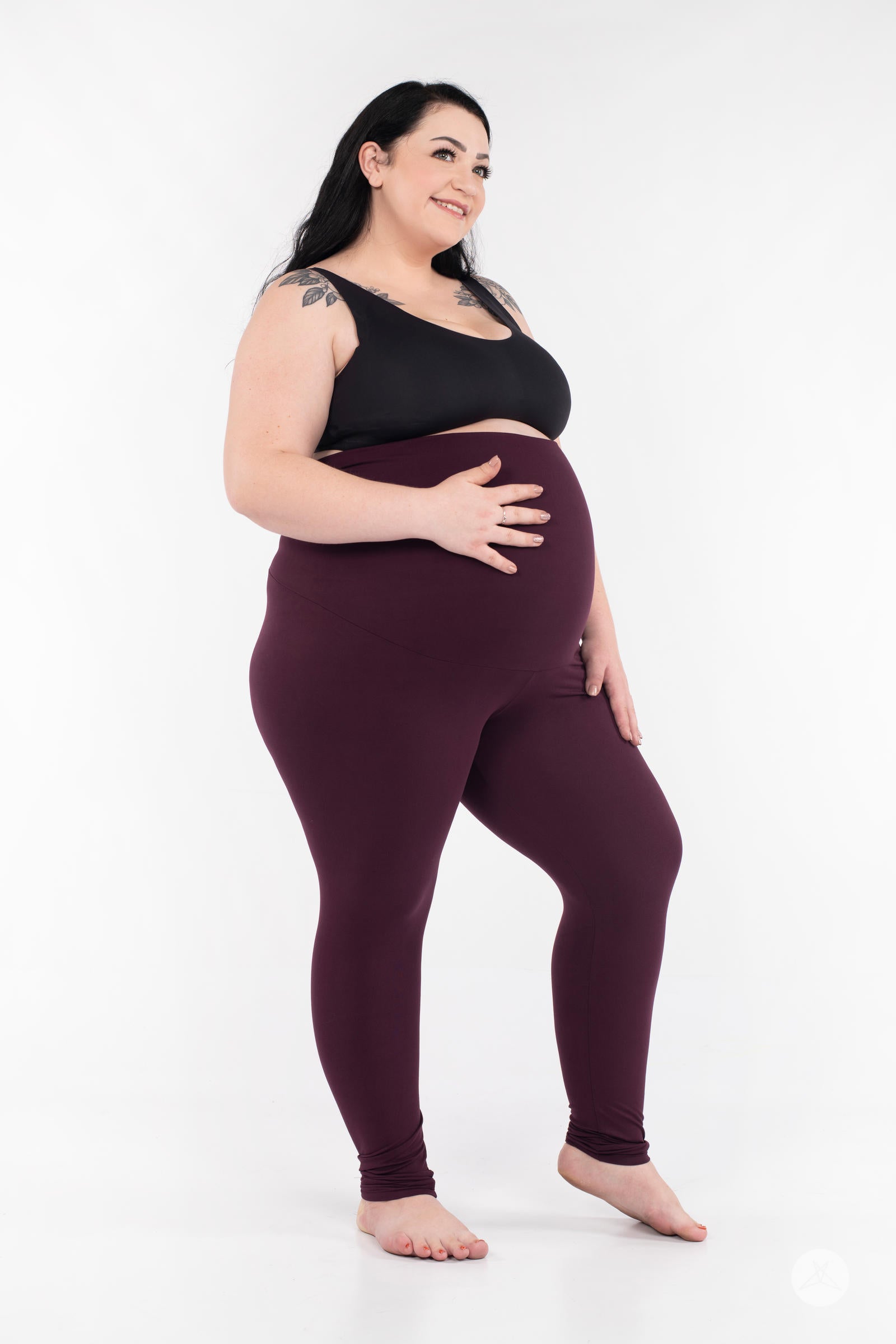 Best Maternity Leggings for Pregnancy - Stretchy Comfortable Yoga Pants with High Waist Support - Perfect for Workouts, Yoga & Everyday Wear During Pregnancy