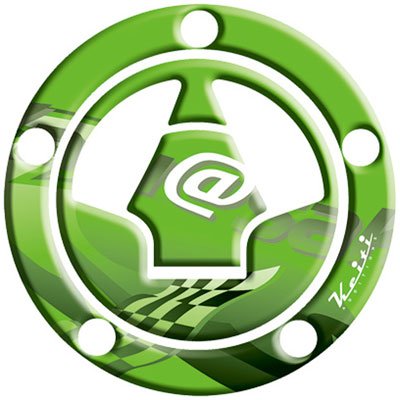 Keiti Green Gas Cap Protector for Kawasaki Ninja H2 2015-2018 | Premium Fuel Tank Cover | Perfect for Motorcycle Protection & Customization