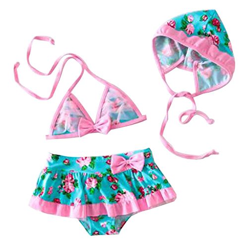 **Adorable Baby Girl Swimwear Set - Toddler Bikini for Beach & Pool - UV Protection & Comfortable Swimsuits for Infants**    *(Perfect for Summer Vacations, Water Playdates, and Family Beach Trips!)*