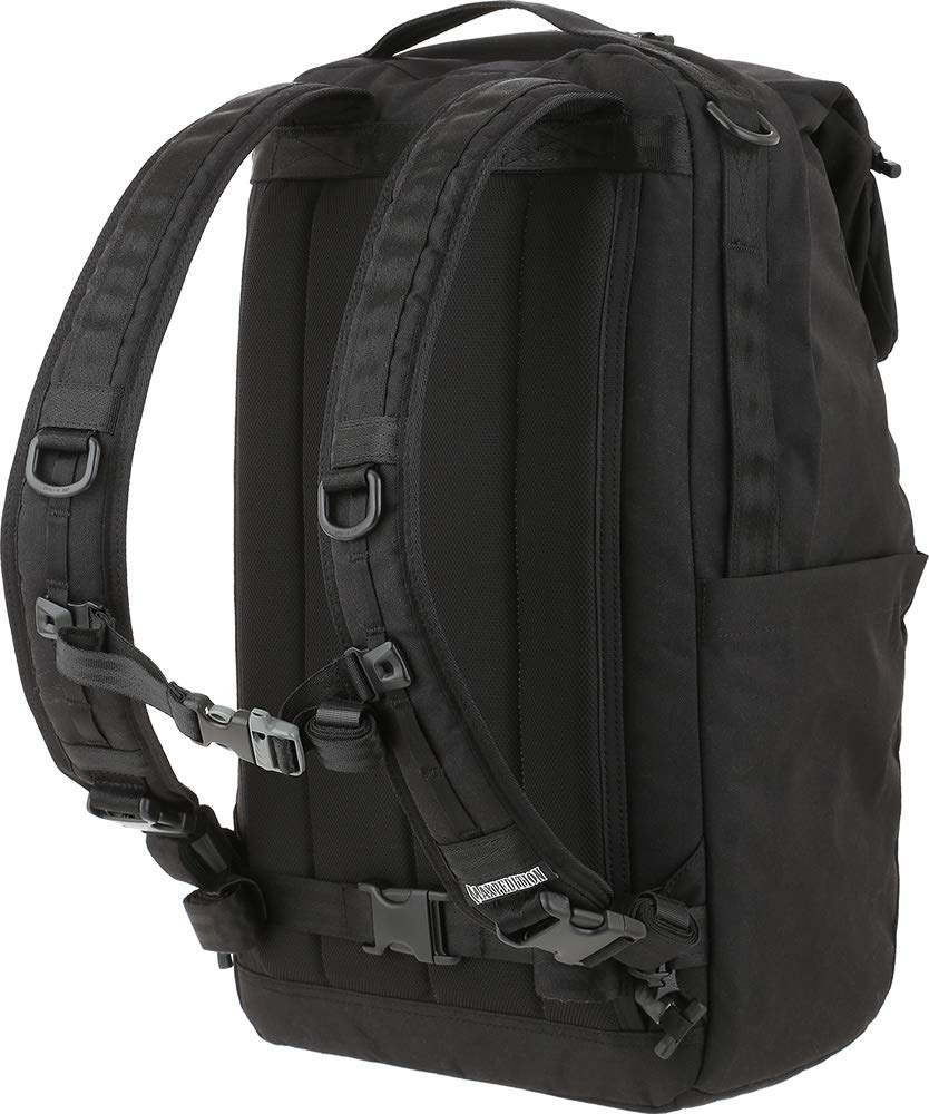 MAXPEDITION TT26 Tactical Backpack - Durable Large Military Rucksack for Outdoor Hiking, Camping & Travel - Black Heavy Duty Daypack for Men & Women
