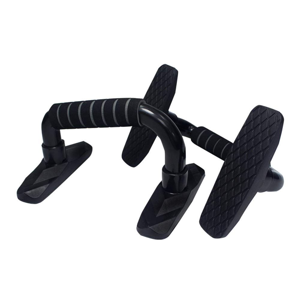 Premium I-Shaped Push-Up Bars for Home Gym - Ergonomic Chest & Arm Workout Equipment for Men & Women - Durable & Stable Fitness Aid (Black, 21x14x12cm) - Perfect for Strength Training, Home Workouts & Muscle Building