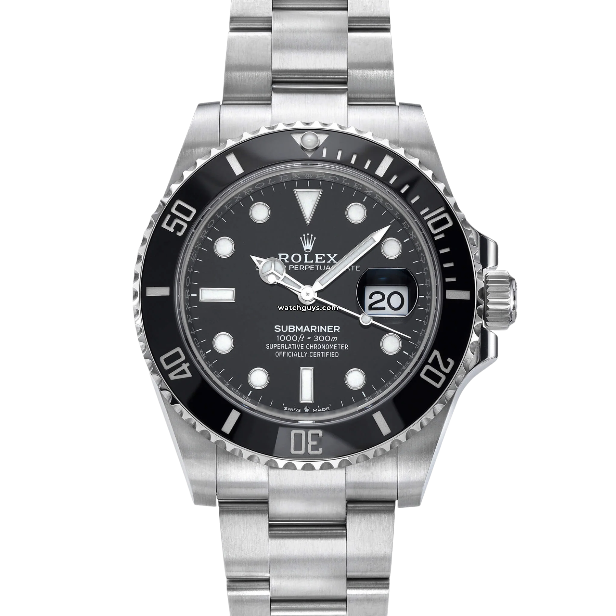 Rolex Submariner 126610LN Men's Luxury Watch - Black Ceramic Bezel, Stainless Steel, Waterproof 300m | Perfect for Diving, Business & Formal Occasions