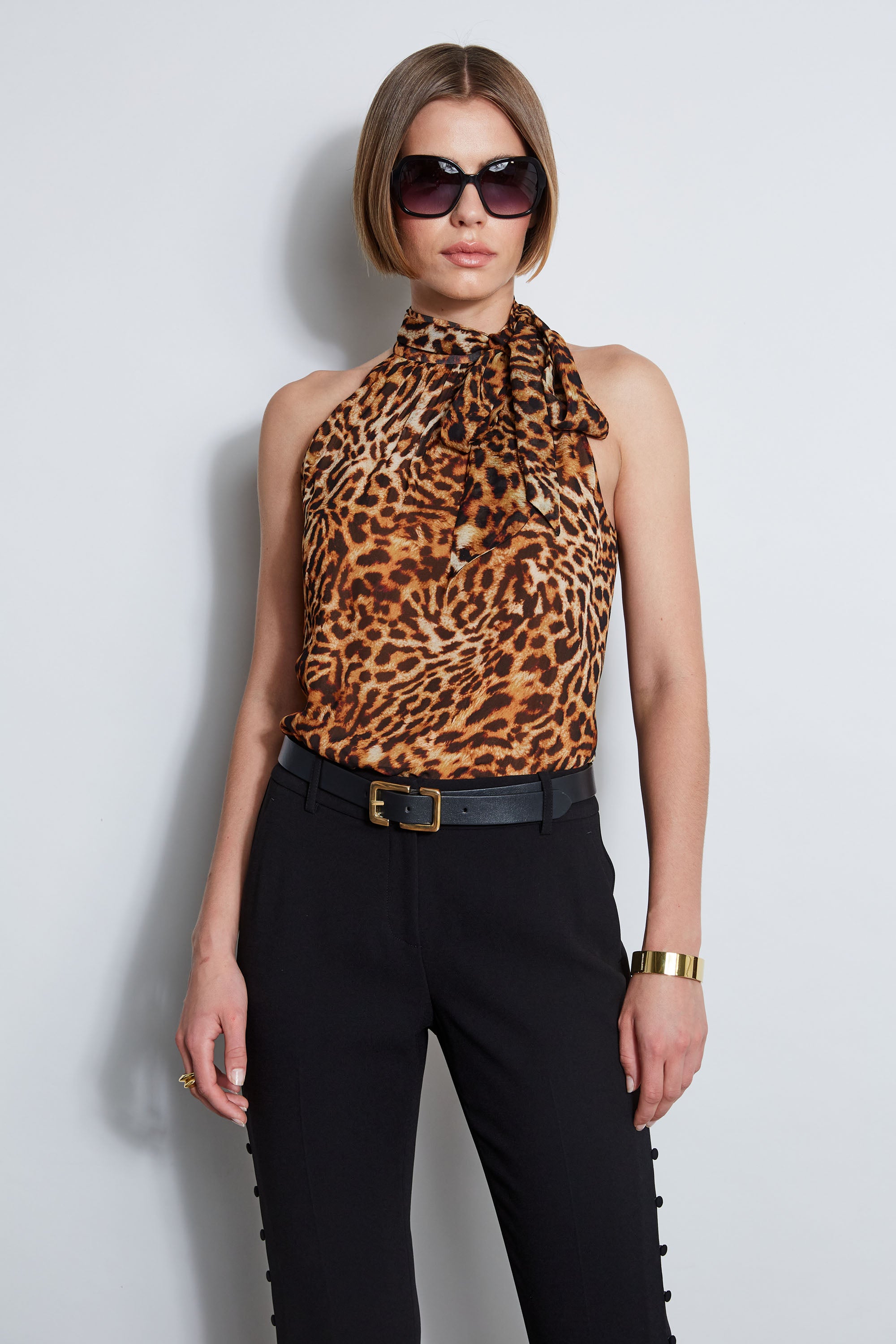 Wildcat Halter Top for Women - Sexy Strappy Summer Crop Top - Perfect for Beach, Music Festivals & Night Out