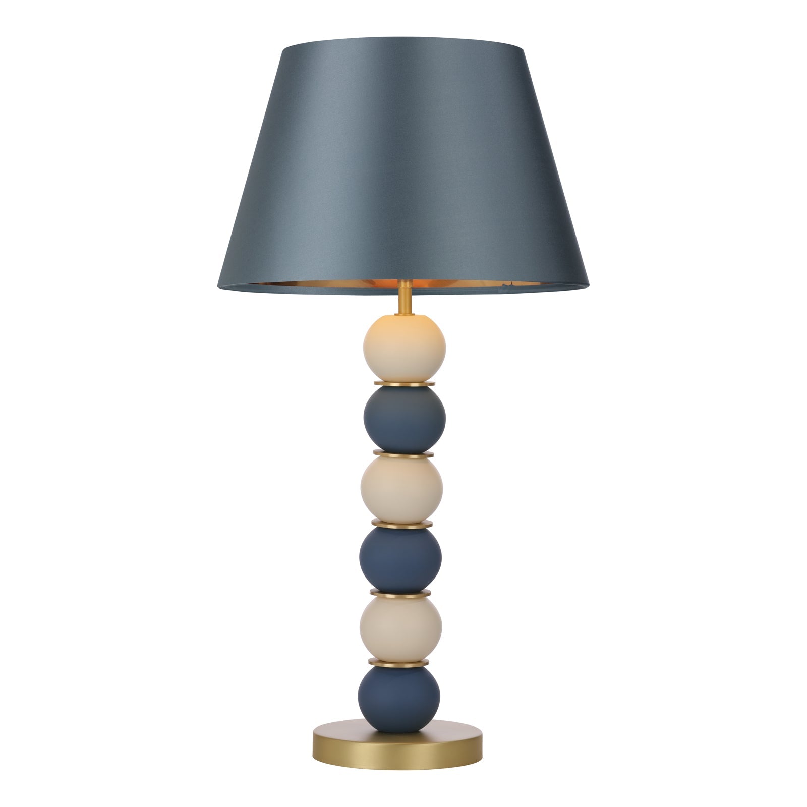Bobble Table Lamp - Modern E27 Base Desk Light in Multiple Finishes - Perfect for Bedroom, Living Room & Office Decor