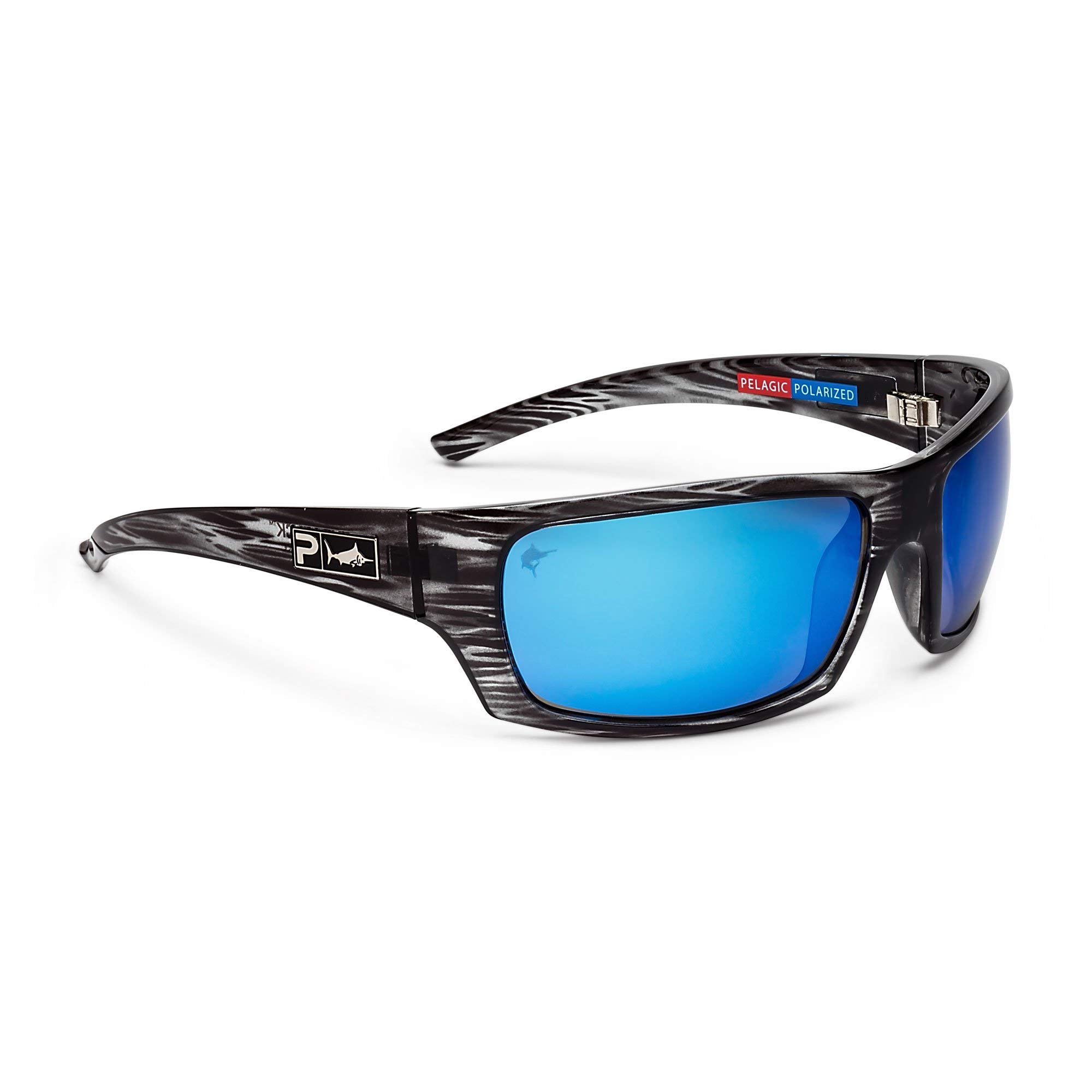 PELAGIC The Mack - Polarized Mineral Glass Fishing Sunglasses for Men & Women - UV Protection, Anti-Glare, High Clarity - Ideal for Boating, Fishing, and Outdoor Sports