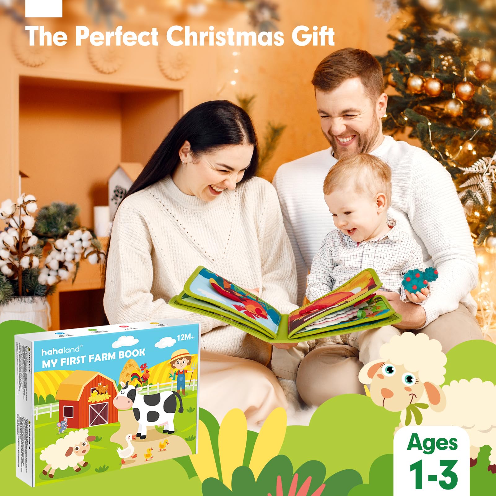Montessori Busy Book for Toddlers 1-3 - Educational Quiet Activity Toy for Boys & Girls | Perfect Birthday Gift & Travel Toy