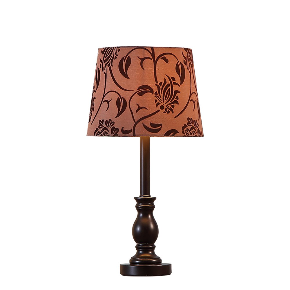 Vintage Wooden Table Lamp - American Retro Bookstore Style, Handmade Modern Café & Living Room Lighting, European Bedside Lamp for Study & Bedroom Decor | Perfect for Reading, Relaxing & Creating Cozy Ambiance