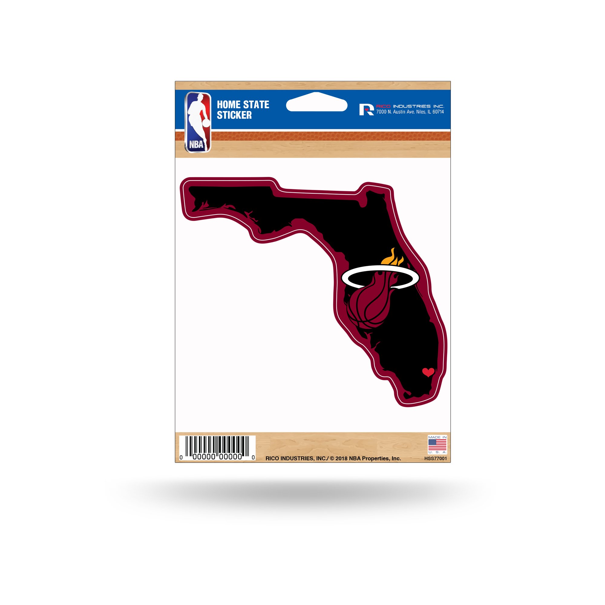 NBA Rico Industries Home State Sticker 5