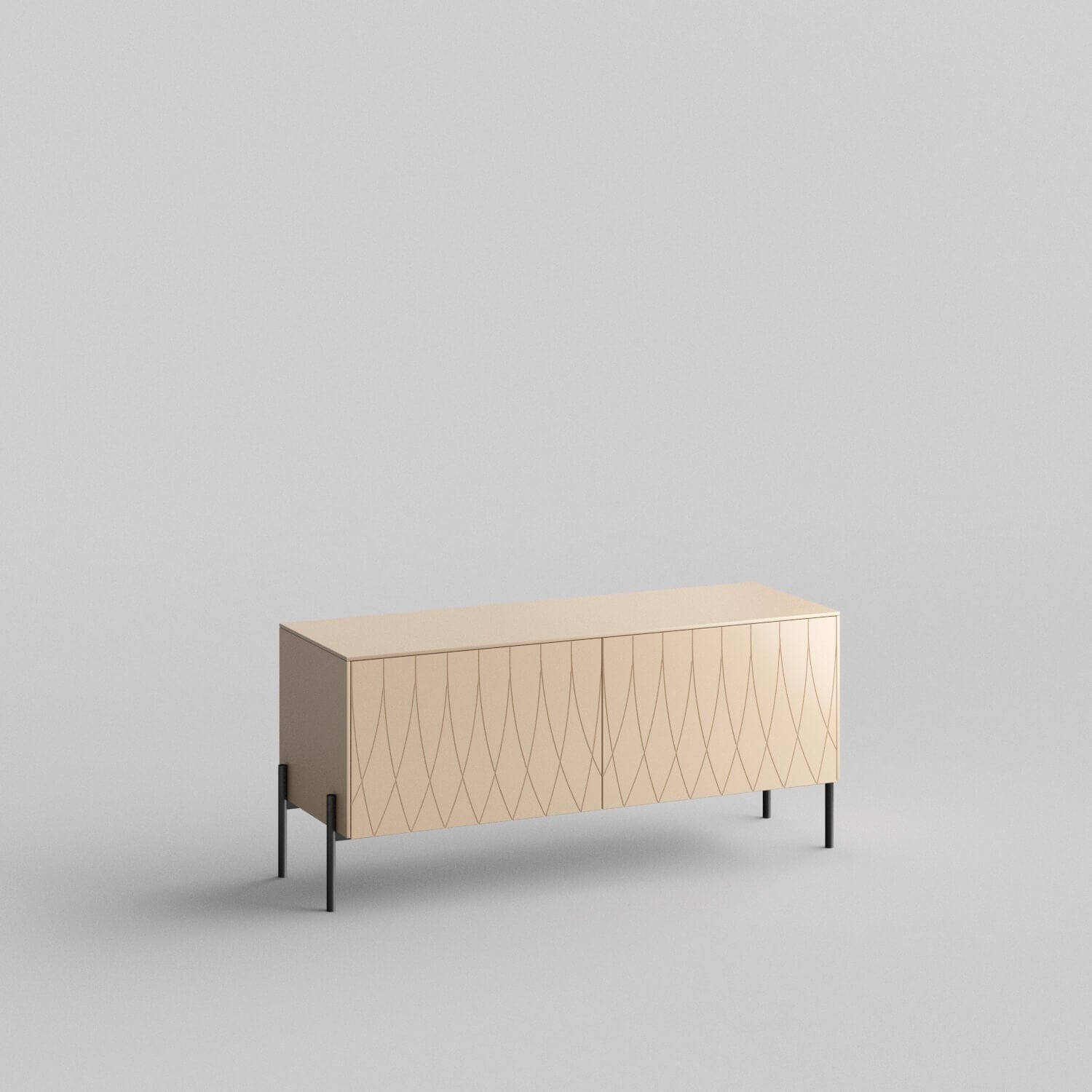 Seville Full Kit - 2 Door Besta Cabinet with Adjustable Shelves | Modern Storage Solution for Living Room, Bedroom & Office | Easy Assembly & Durable Design