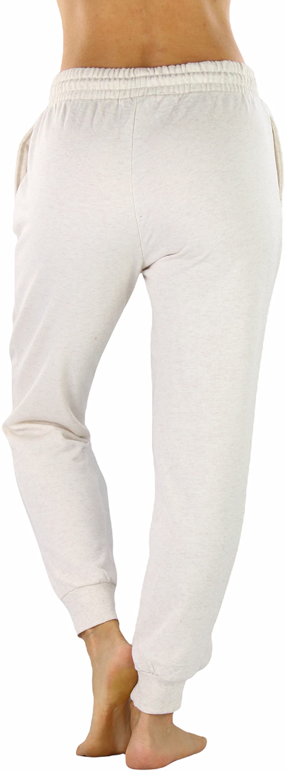 Stylish Women's French Terry Capri Jogger Pants with Drawstring Waistband - Comfortable Lounge Pants for Yoga, Running & Casual Wear