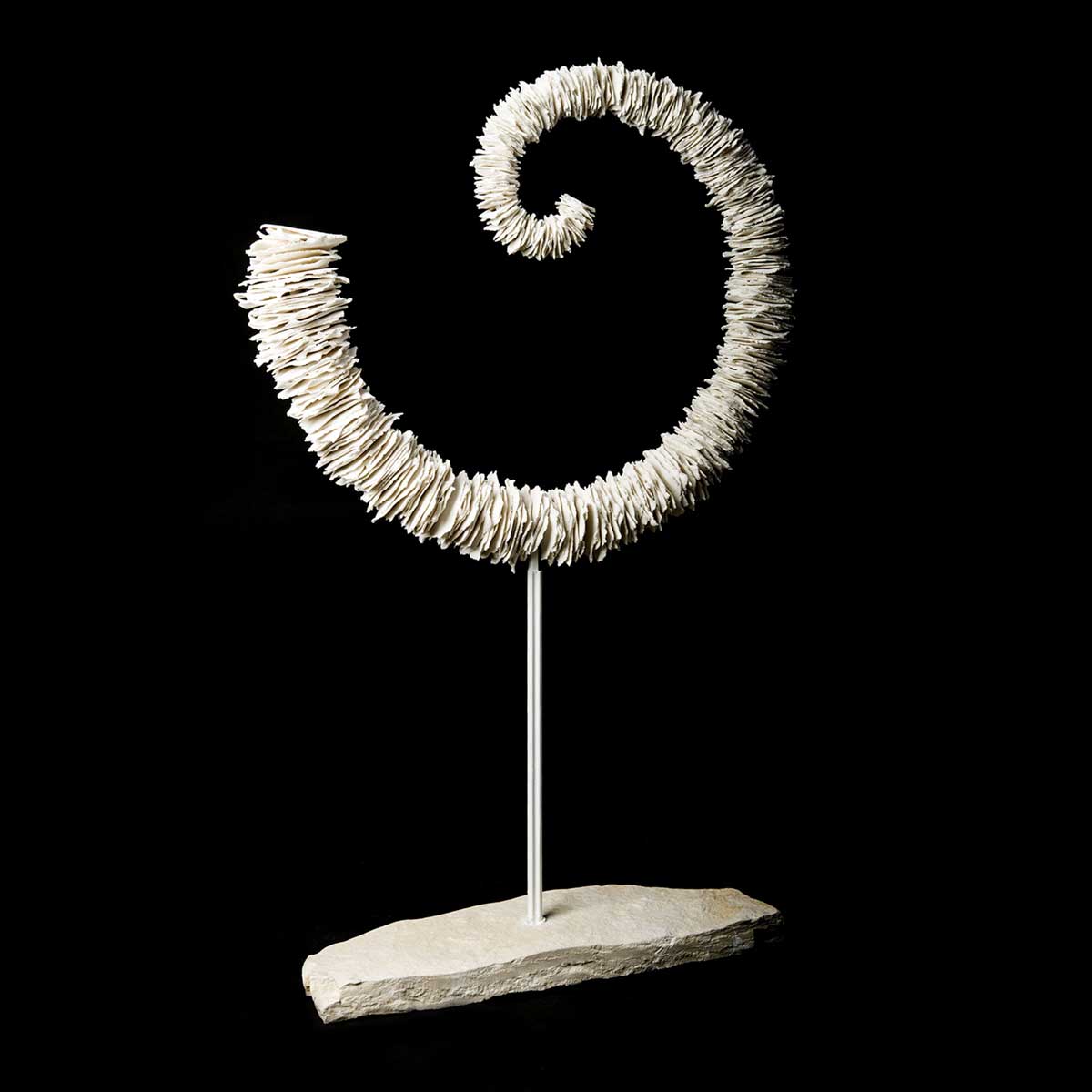 Handcrafted Unglazed Porcelain Sculpture - Unique Home Decor & Art Collectible for Living Room, Office, or Gift