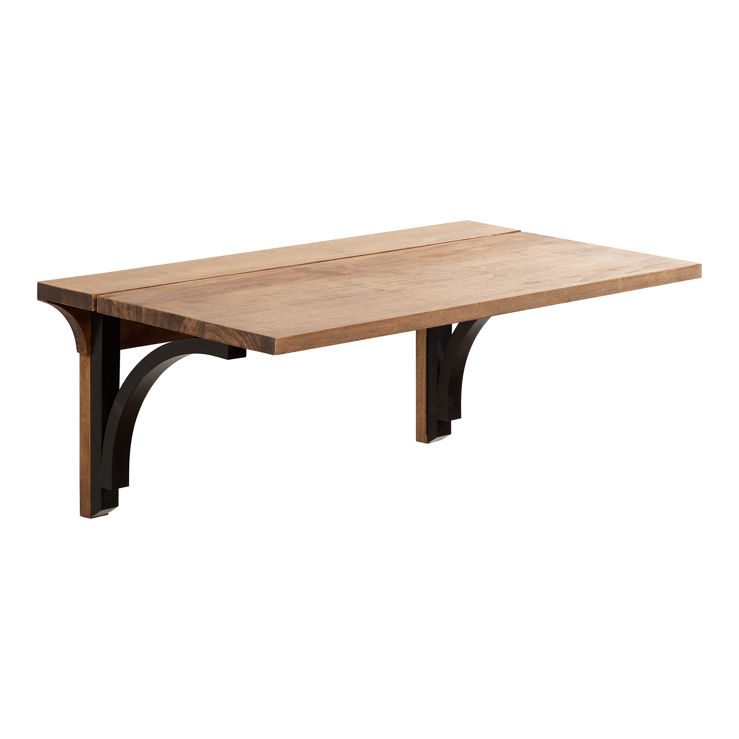 Kate and Laurel Corblynd Farmhouse Wall Mounted Floating Desk - 30
