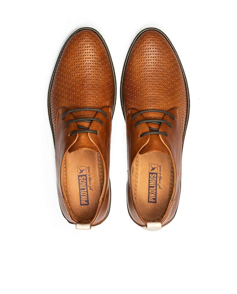 PIKOLINOS Women's Leather Santander Flats - Comfortable & Stylish Slip-On Shoes for Casual Wear, Office & Travel