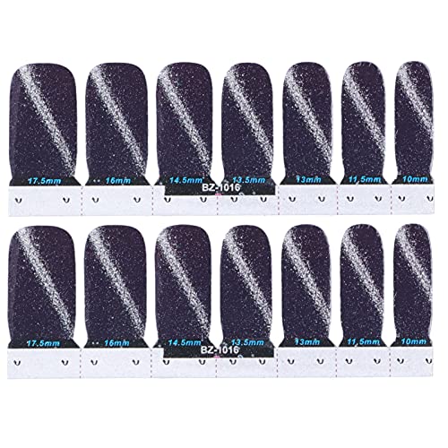 Eco-Friendly Nail Polish Strips - 14pc Unique Nail Art Decals for Professional Nail Artists & Salon Use | Waterproof Nail Stickers for Home Manicures & Special Occasions