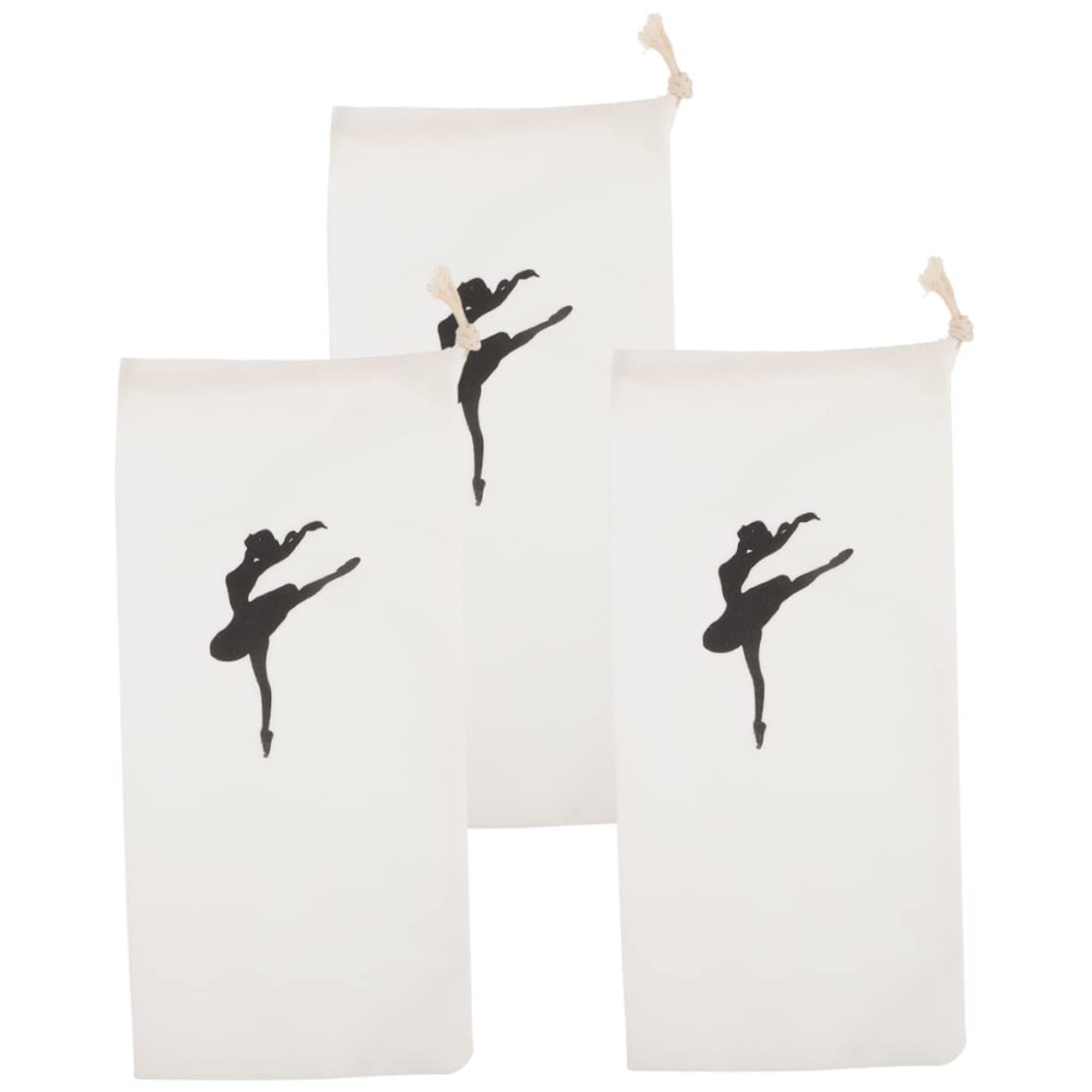 OHPHCALL Ballet Shoe Bag for Girls - Breathable Drawstring Dance Shoe Storage Organizer - Perfect for Ballet Class, Dance Practice & Travel Accessories