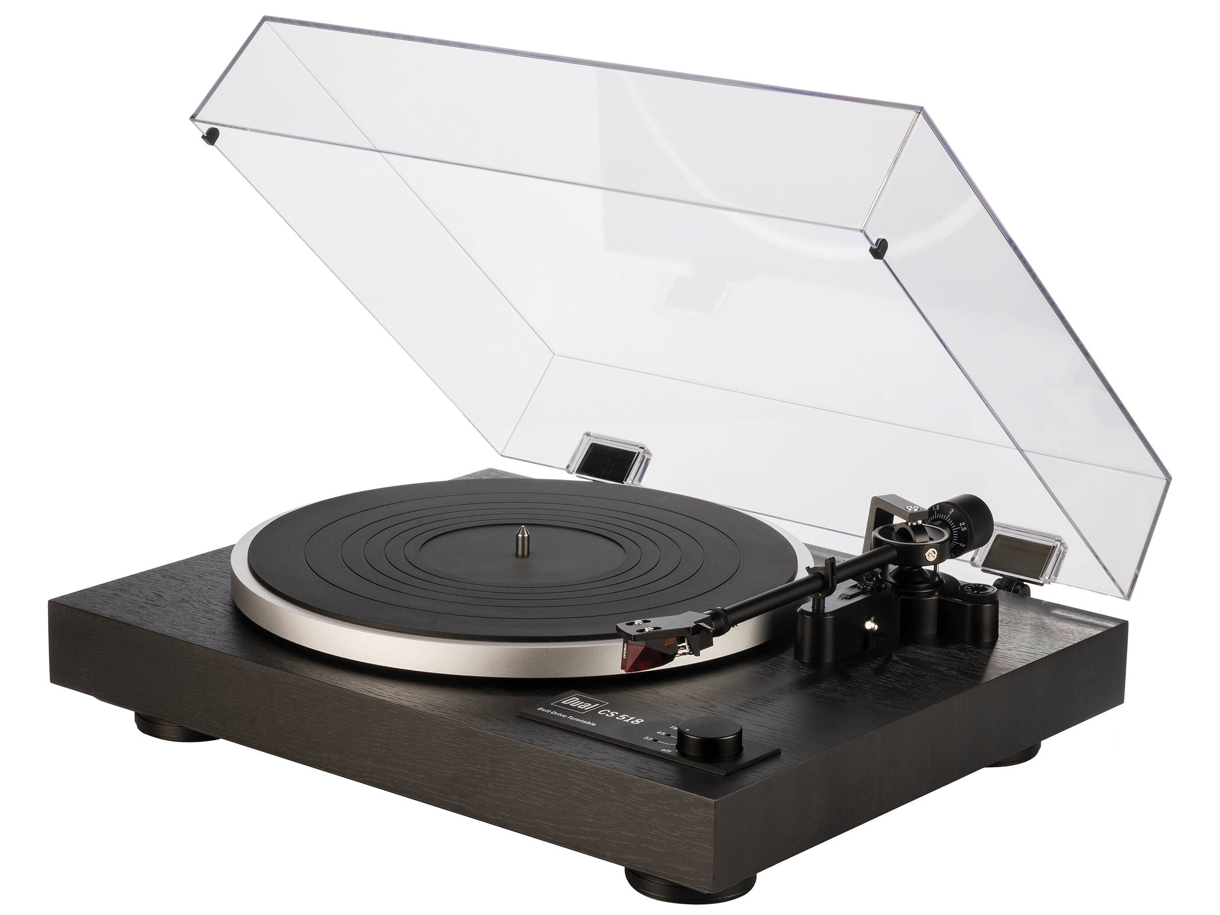 Dual CS 518 Professional Turntable - High-Fidelity Vinyl Record Player with Adjustable Tonearm & Anti-Skate Control | Perfect for DJs, Audiophiles & Home Music Listening