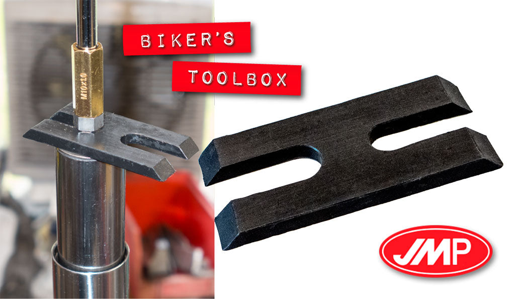 Motorcycle Fork Damper Rod Holding Plate Tool - Universal Fit for Bike Suspension Repair & Maintenance - Perfect for DIY Mechanics & Professional Workshops