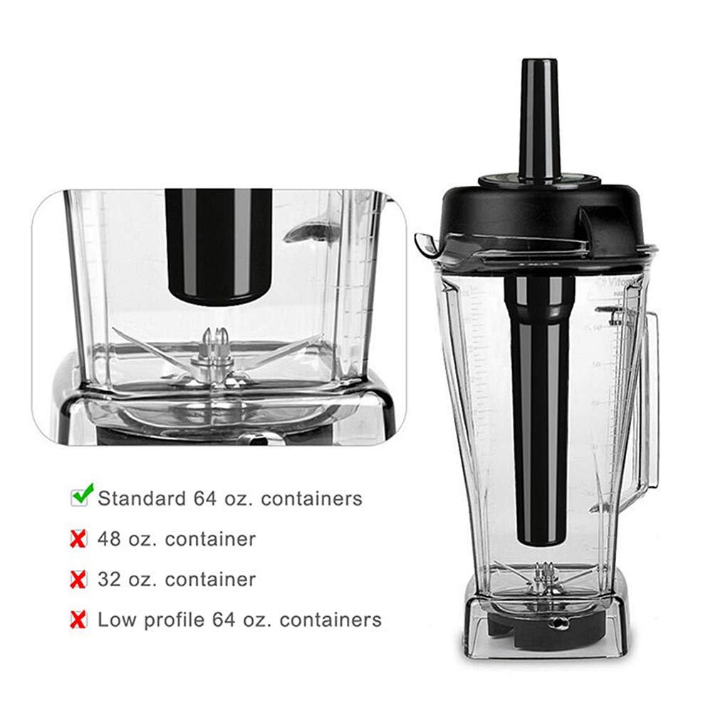 Vitamix Classic Standard 64 Oz Container Replacement Stir Stick & Tamper Tool - Perfect for Smoothies, Soups & Nut Butters Blending