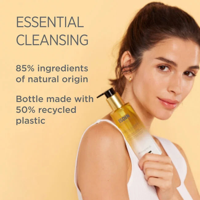 ISDIN ISDINCEUTICS Essential Cleansing Gel - Gentle Face Wash for Sensitive Skin | Daily Skincare Routine, Morning & Night Cleanser for Healthy Glow
