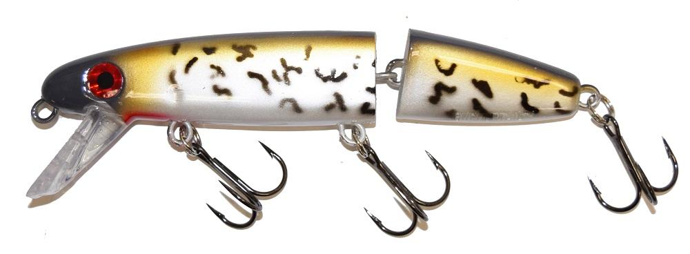 Bucher Jointed Shallow Raider Crankbait - Topwater Fishing Lure for Bass, Walleye & Pike - Perfect for Shallow Water & Weedless Areas