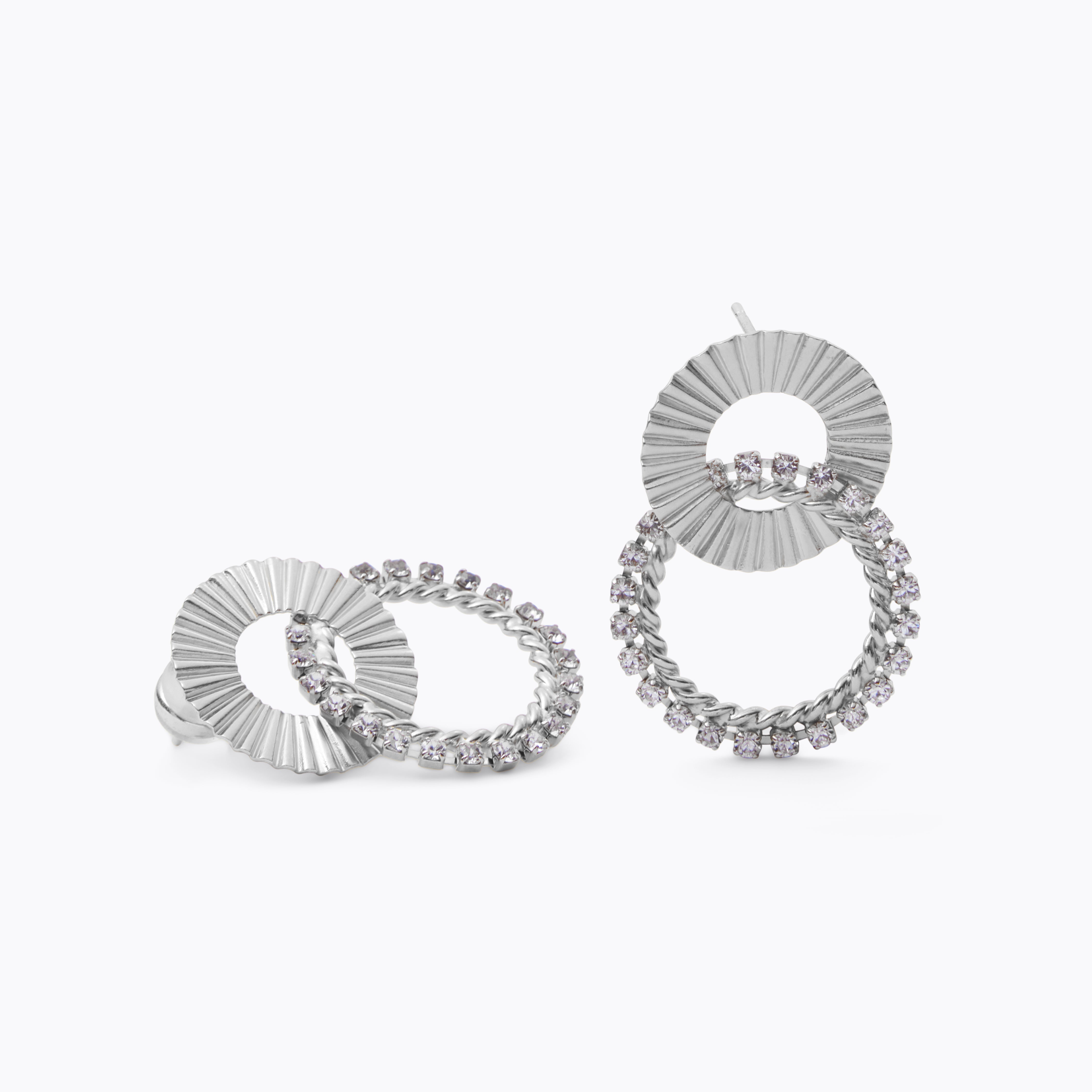 Gianna Crystal Earrings for Women - Elegant Dangle Drop Earrings for Party, Wedding & Evening Wear