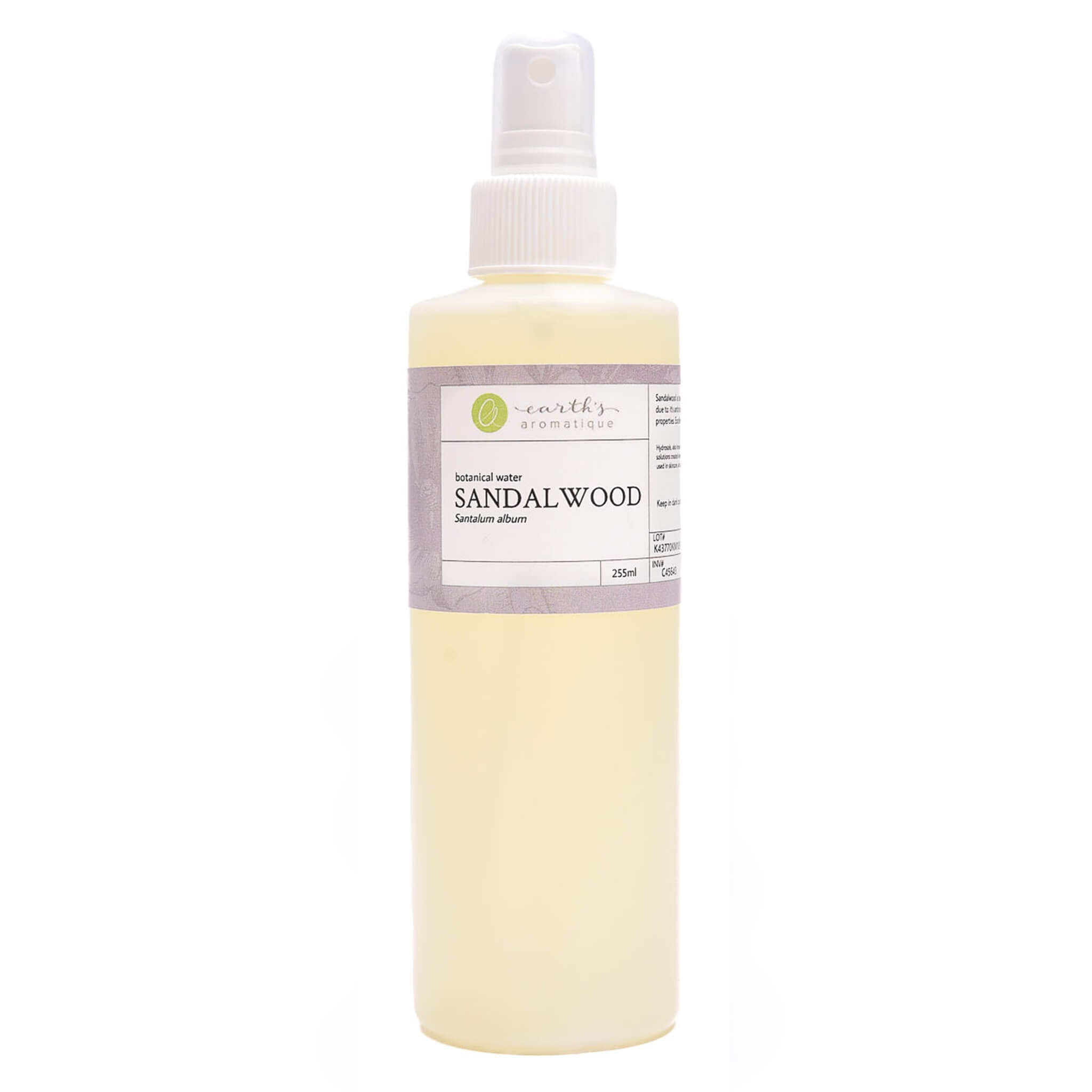 Pure Sandalwood Hydrosol Facial Mist - Natural Aromatherapy & Skin Hydration for Relaxation, Meditation & Spa Use
