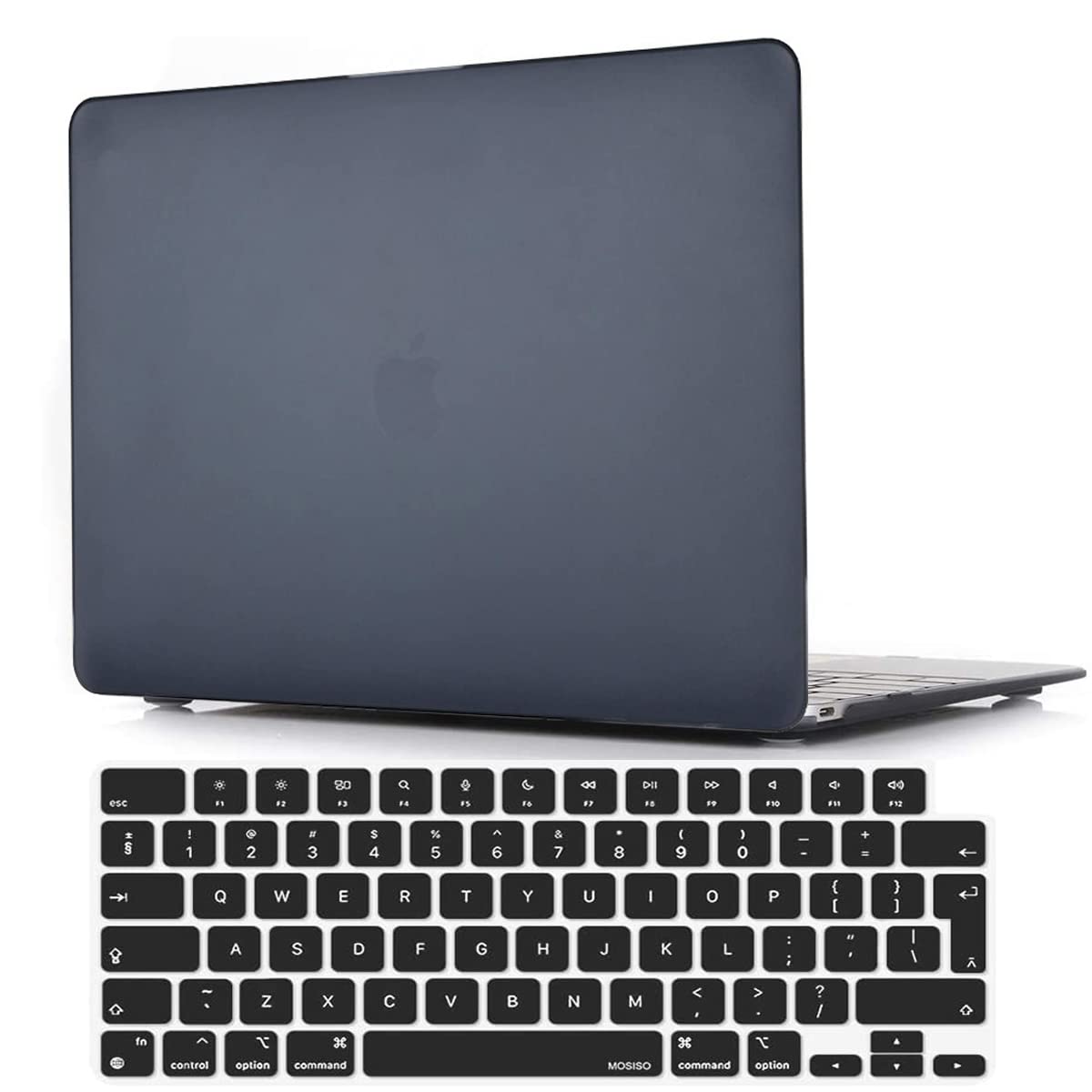 Premium 2-in-1 Hard Shell Case & Keyboard Cover for MacBook Pro 13.3 Inch (Model A1278, 2012-2008) - Matte Black | CD-ROM Compatible | Perfect for Work, Travel & School Protection