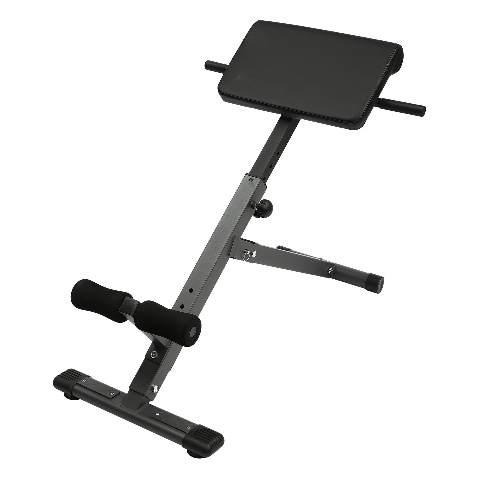 Adjustable Roman Chair Hyperextension Bench - 39-45 Inch Multipurpose Back Extension Machine for Home Gym, 330 lbs Weight Capacity - Perfect for Core Workouts, Lower Back Pain Relief & Strength Training