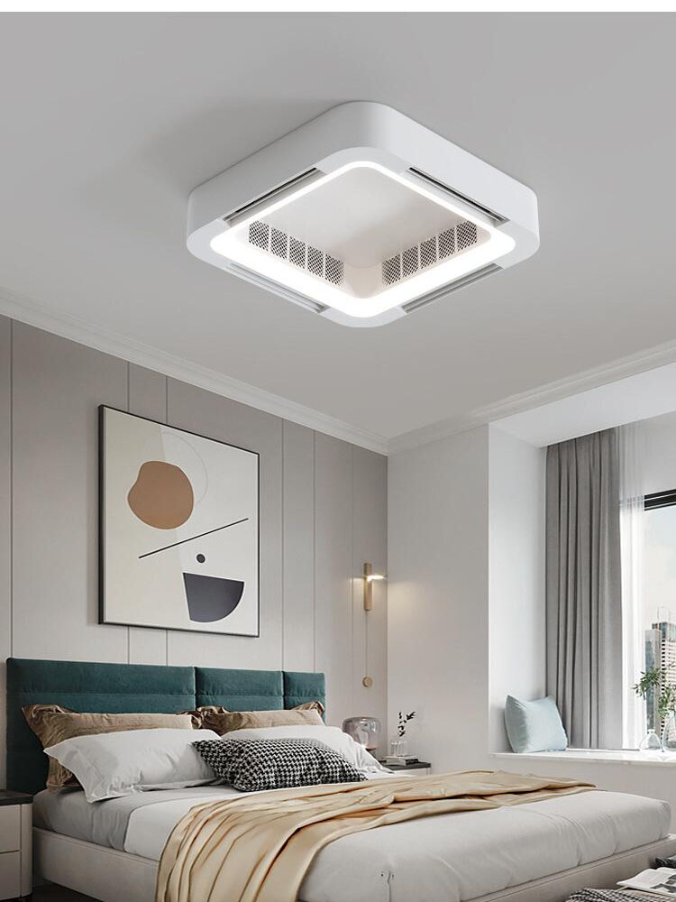 Smart LED Ceiling Fan with Remote Control - Energy Efficient Modern Design for Bedroom, Living Room & Office - Quiet Operation & Adjustable Speed
