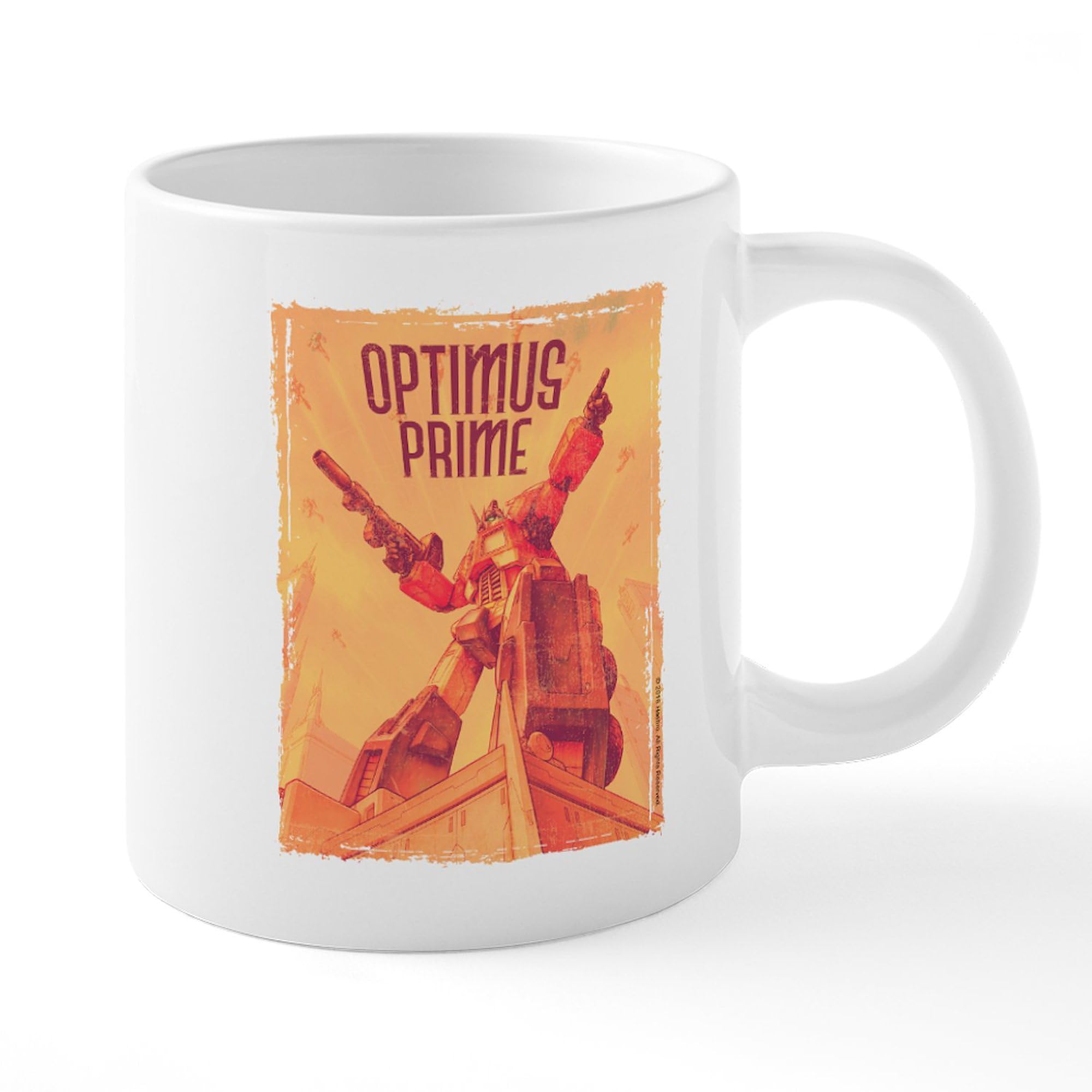 Optimus Prime Coffee Mug 20 oz - Large Ceramic Mega Mug for Coffee, Tea & Hot Drinks - Perfect for Home, Office & Gifts - Transformers Themed Collectible Cup