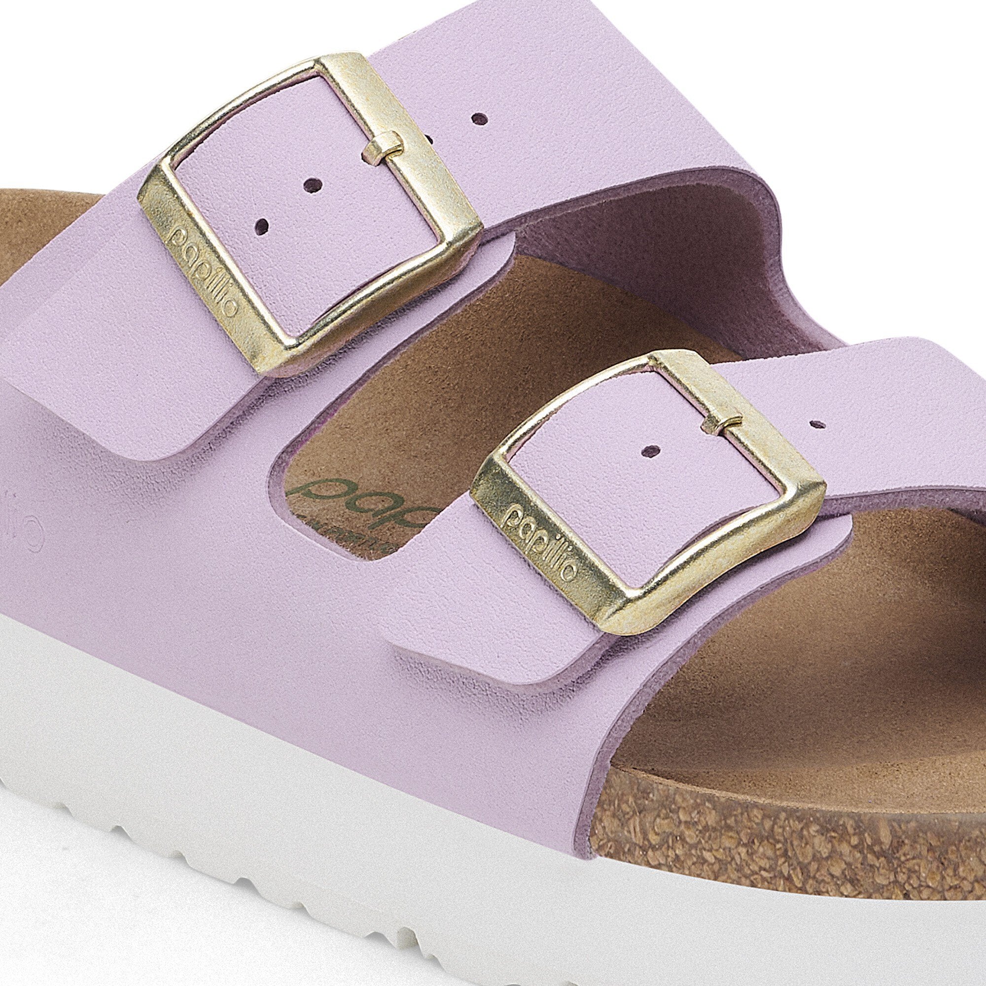 Birkenstock Arizona Platform Vegan Sandals in Crocus - Comfortable & Stylish Vegan Footwear for Women | Perfect for Casual Wear, Summer Outfits & Beach Vacations
