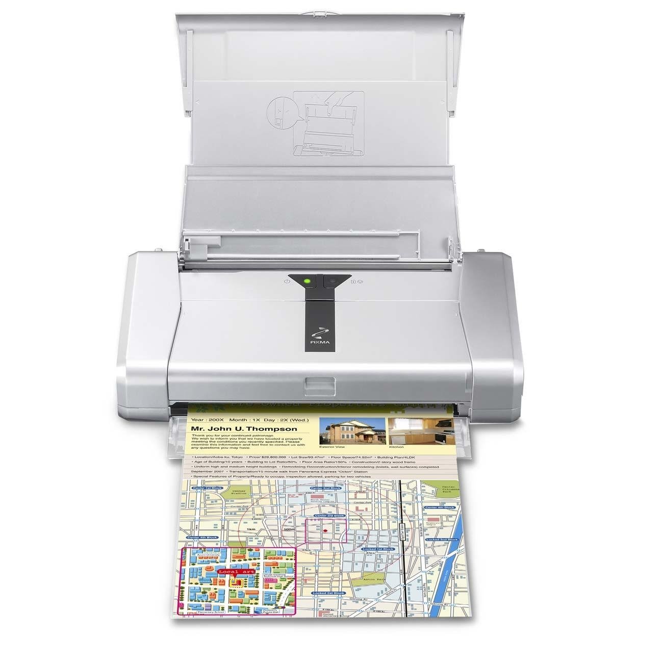 Canon iP100 Portable Inkjet Printer - Compact & Wireless for Home, Office & Travel | Fast Printing, High-Quality Output | Ideal for Business Trips, Remote Work & On-the-Go Printing