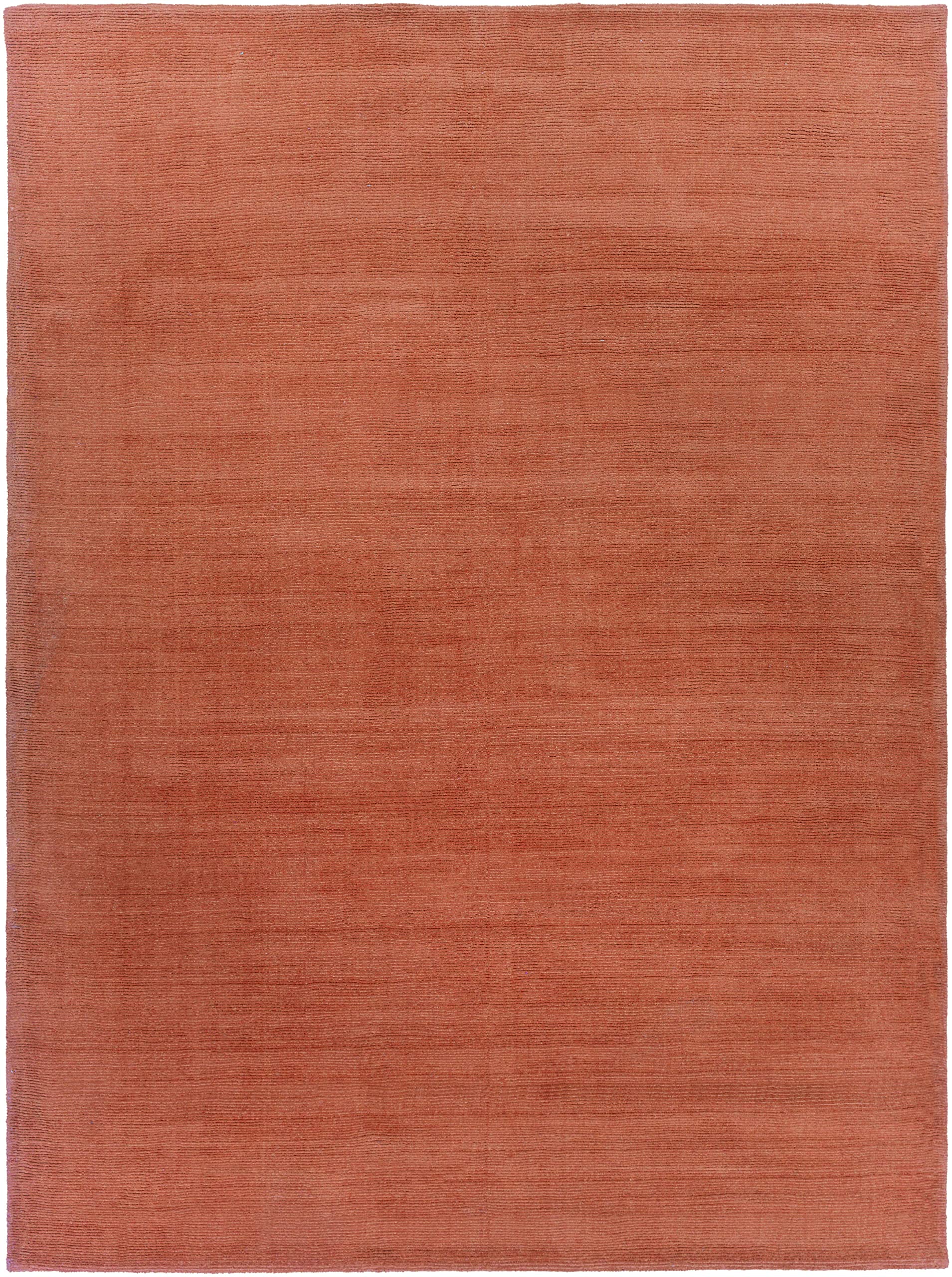 Mark&Day 9x13 Modern Wool Area Rug in Burnt Orange - Soft & Durable Carpet for Living Room, Bedroom, Kitchen - Perfect for Cozy Home Decor & High-Traffic Areas (9' x 13')