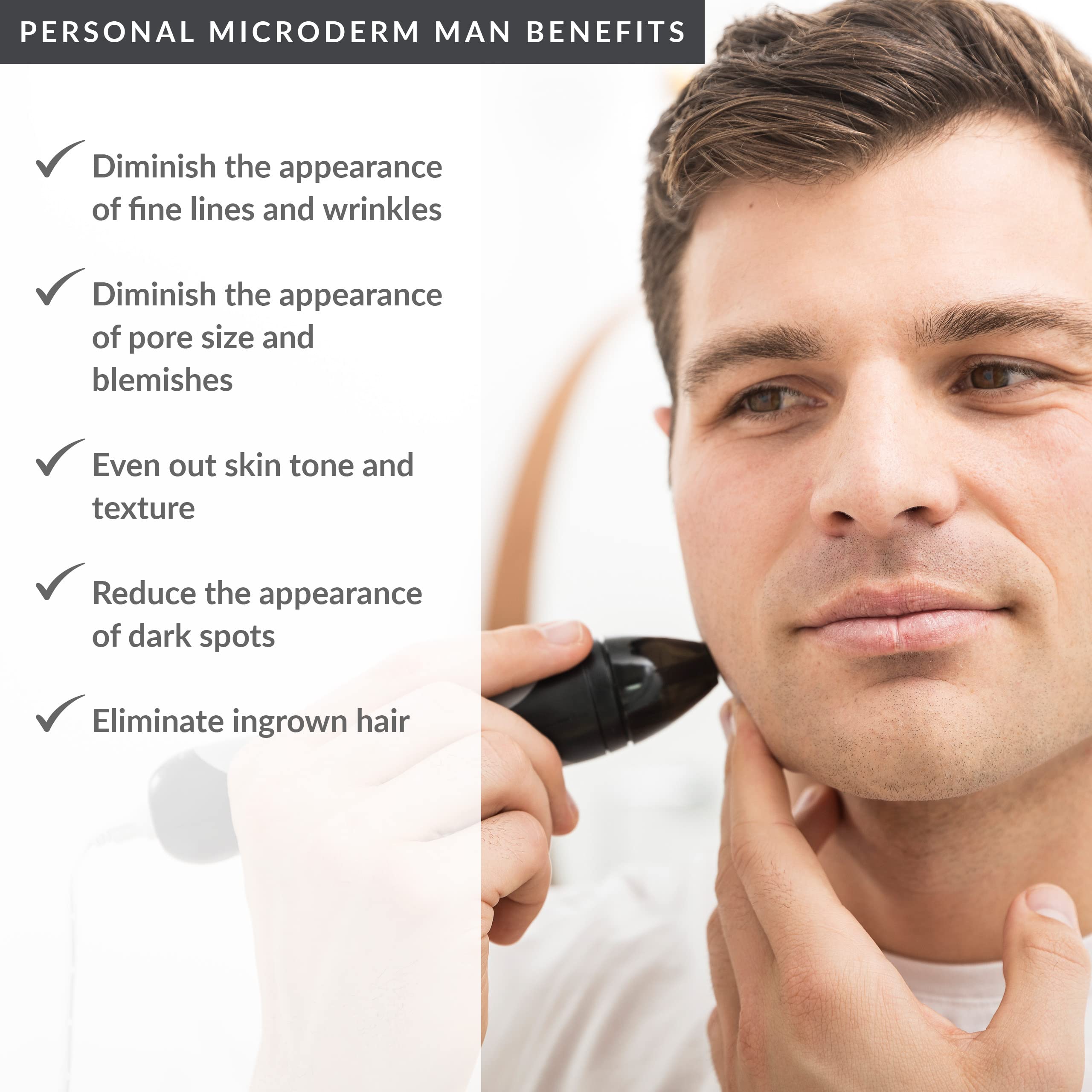 PMD Beauty Personal Microderm Pro - At-Home Microdermabrasion Device for Face & Body with Exfoliating Crystals & Vacuum Suction - Skin Resurfacing Treatment for Glowing Complexion - Perfect for Anti-Aging & Acne Scar Removal at Home