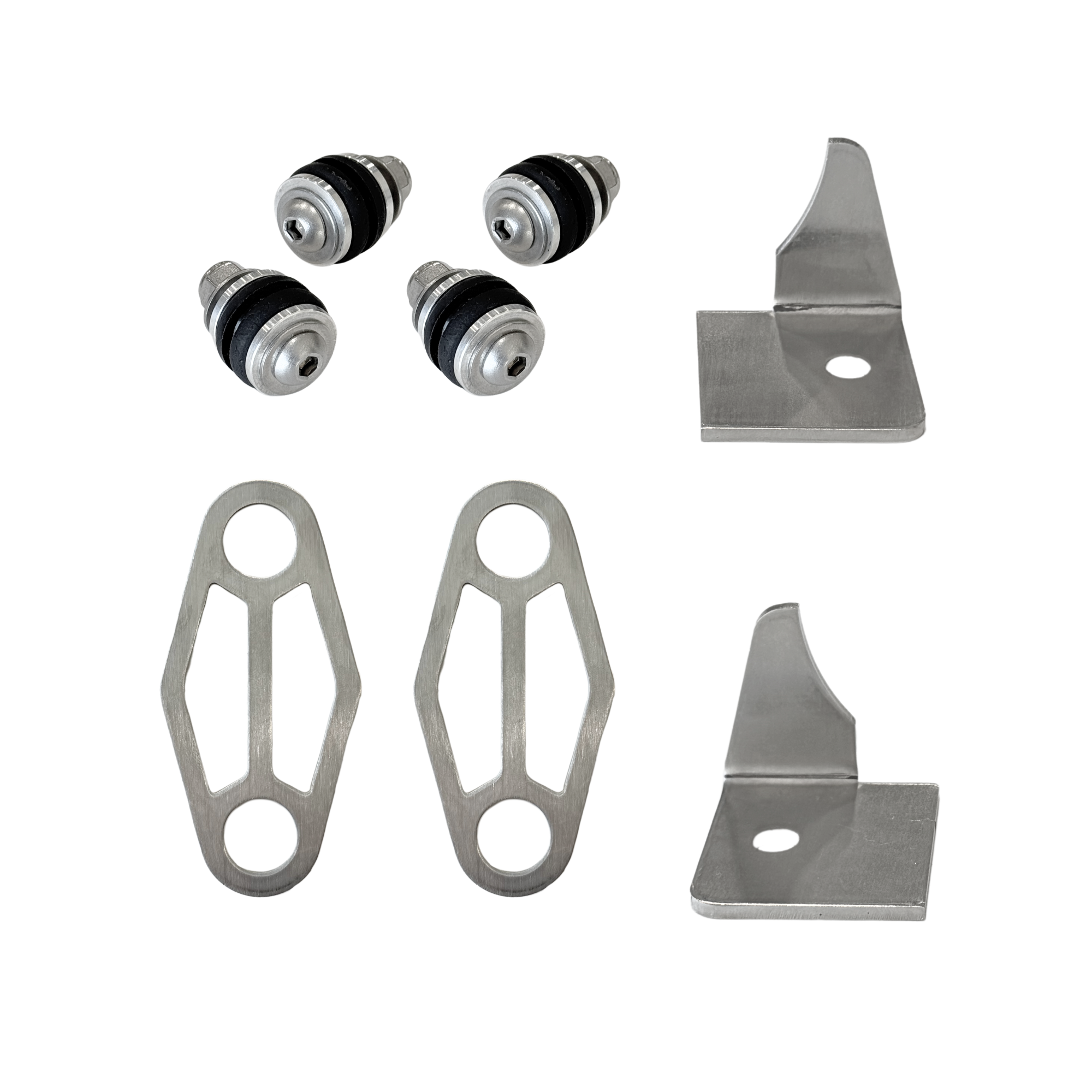 FFG High Temperature Exhaust Hangers - Heavy Duty Rubber Hangers for Automotive & Truck Exhaust Systems - Heat Resistant Up to 500°F - Perfect for Car, SUV, and Pickup Truck Repairs
