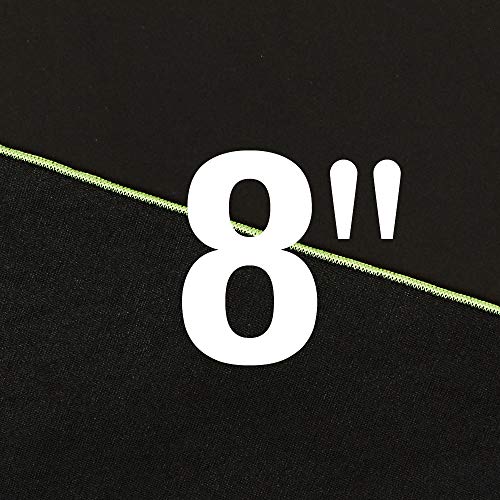 8-inch | Black/Green