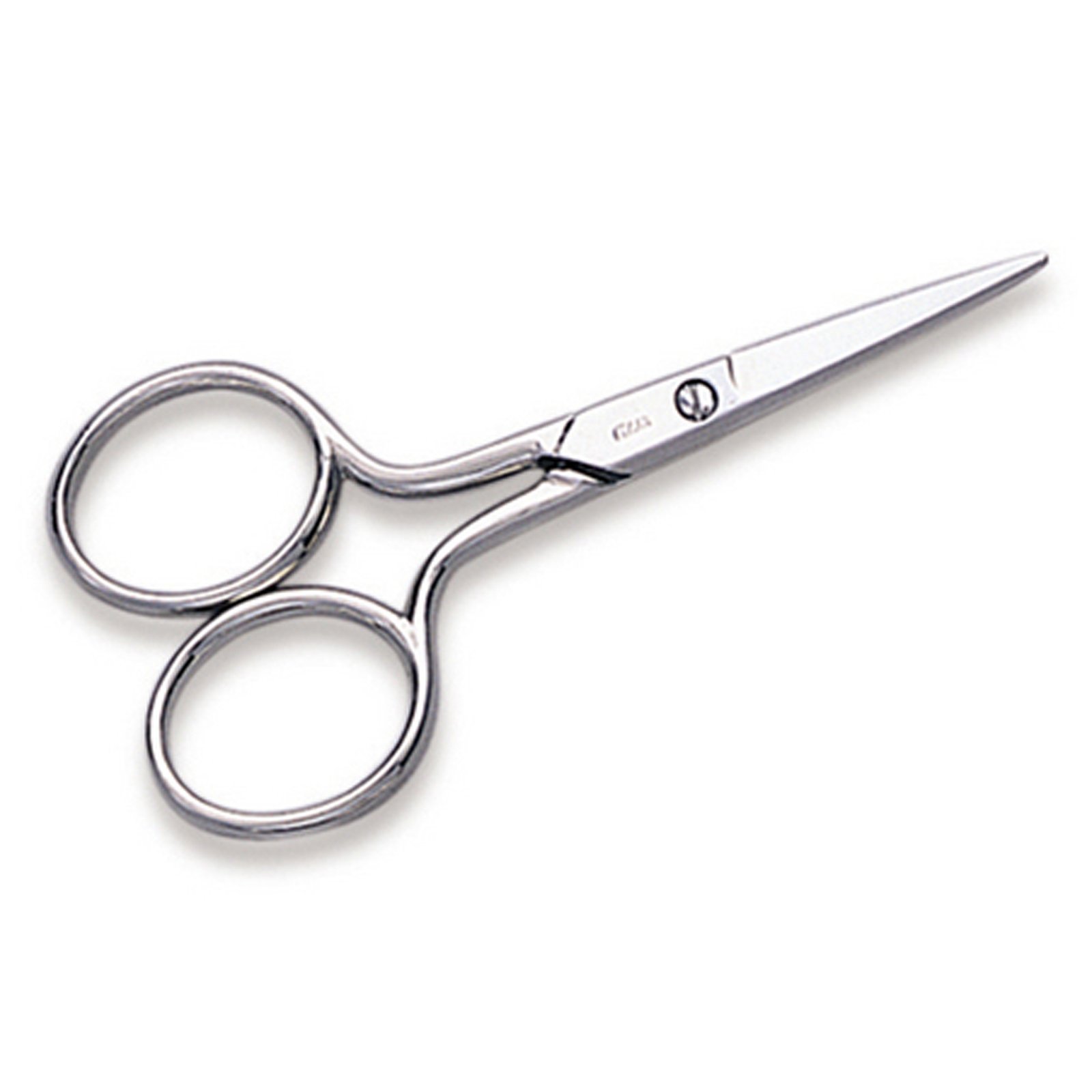 Professional Mustache Scissors for Men - Stainless Steel Trimming Shears with Case - Perfect for Beard Grooming, Mustache Styling & Facial Hair Care at Home or Travel