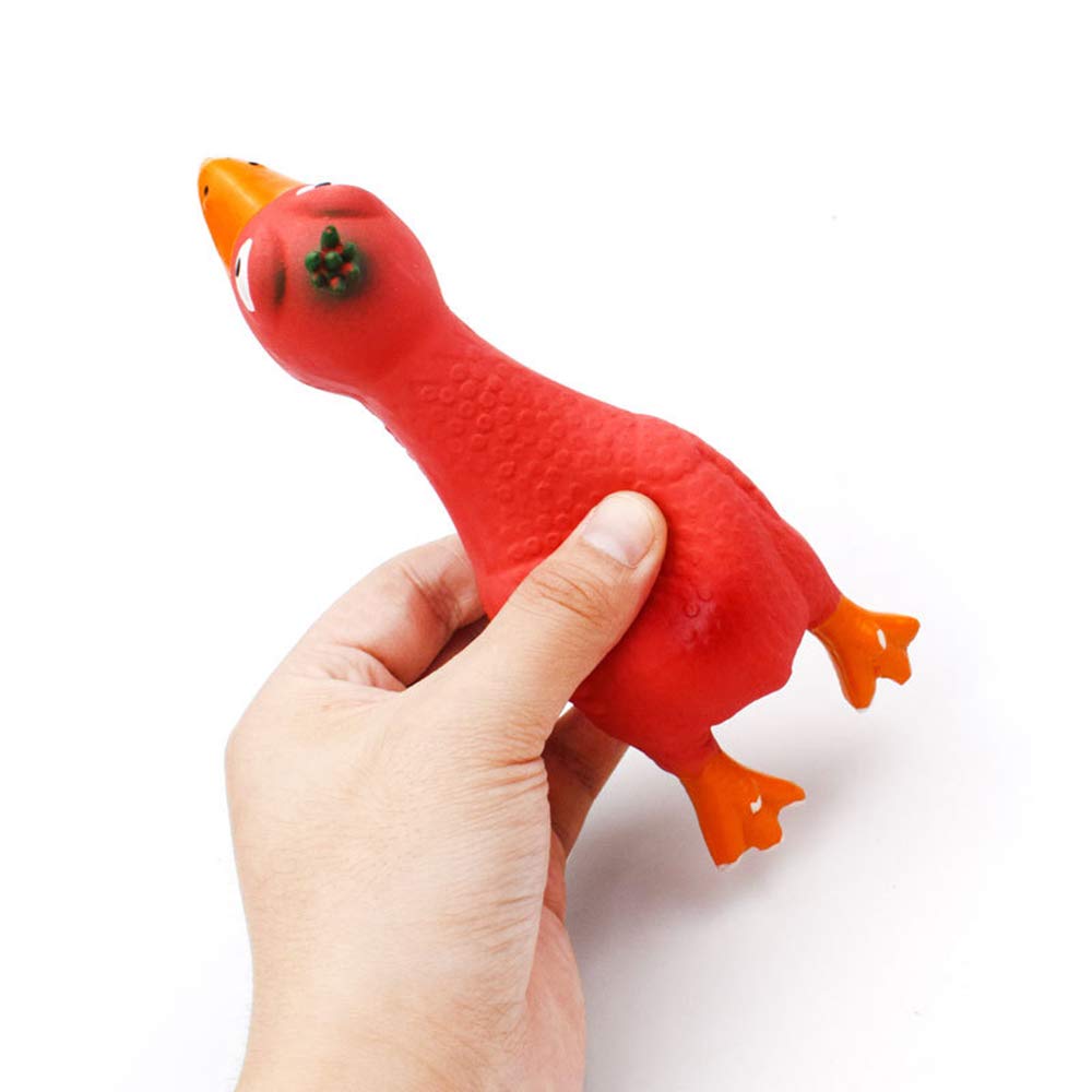 3PCS Dog Squeaky Toys - Small Screaming Chicken Chew Toys for Puppies & Medium Dogs, 6.6