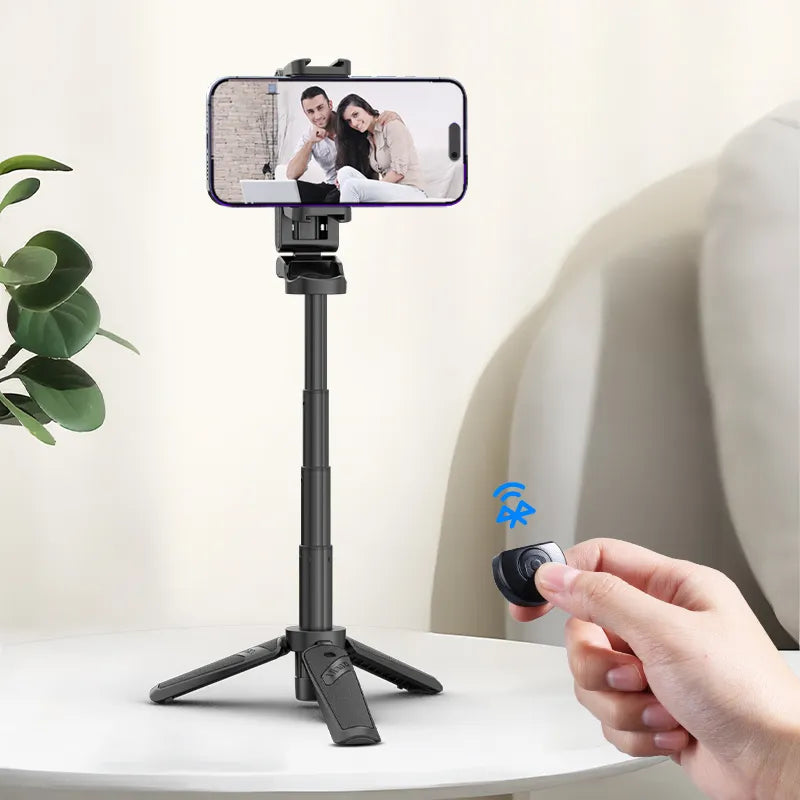 Ulanzi JJ02 Extendable Grip Phone Tripod Stand with Wireless Remote M004 - Perfect for Vlogging, Live Streaming & Outdoor Photography