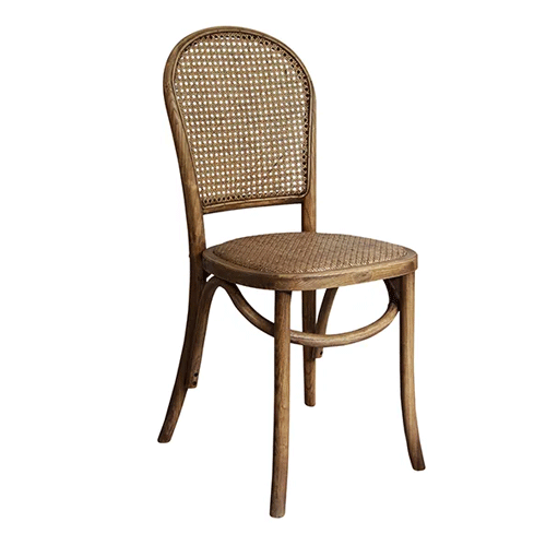 Drew Dining Chair Natural Wood - Modern Farmhouse Dining Room Furniture for Kitchen, Dining Table, and Home Decor