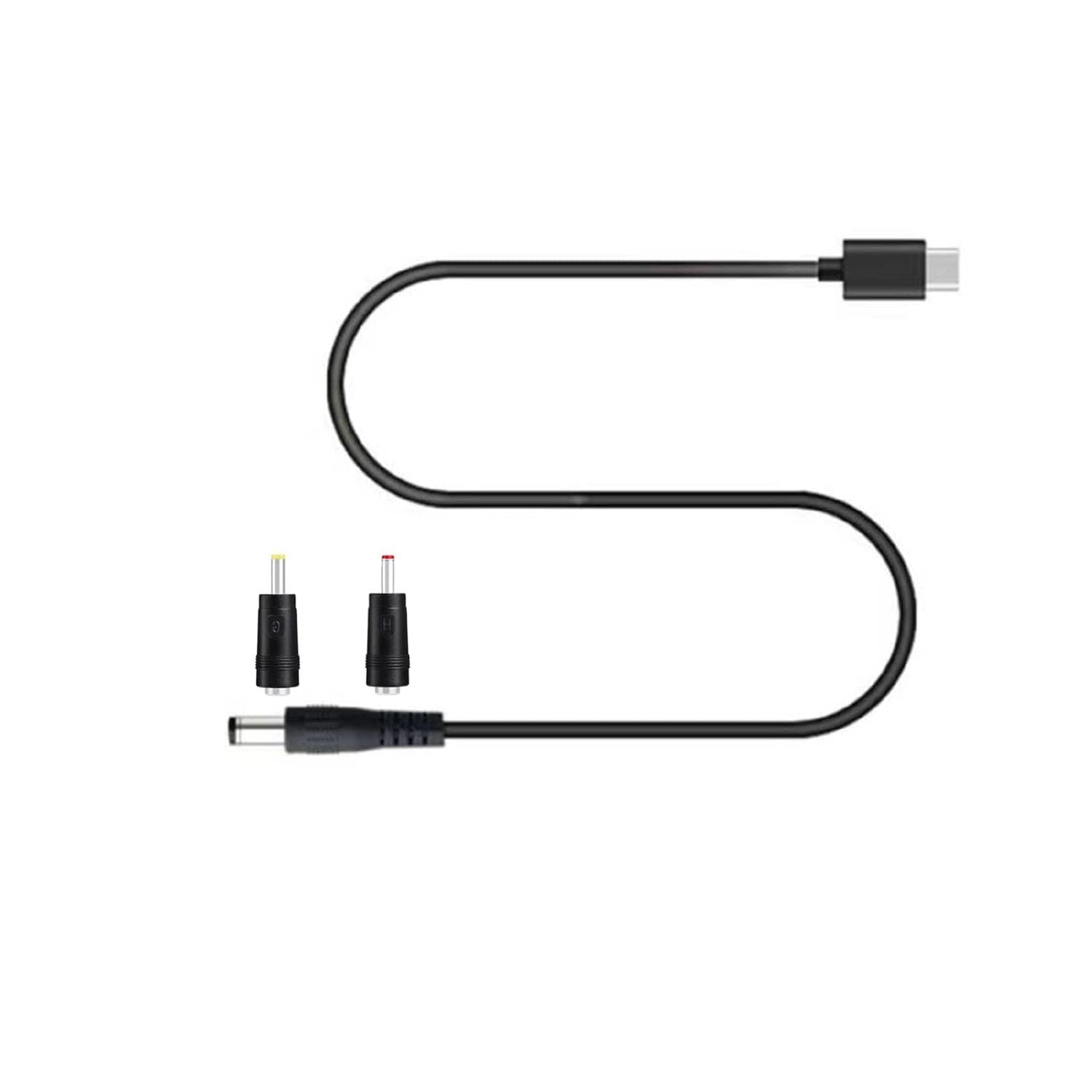 USB C to DC 5.5mm x 2.1mm Power Cable - 12V 3A Output Charging Cord - Compatible with PD Chargers & Power Banks - for Outdoor Testing, Studio Equipment, Office Electronics & Portable Devices