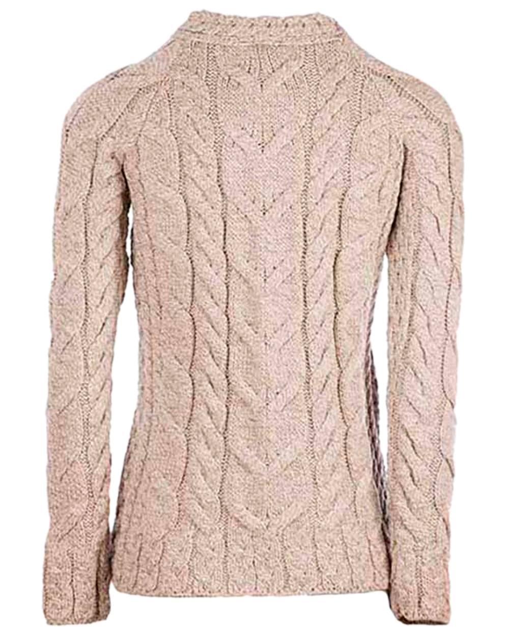 Aran Women's Listowel Cable Knit Sweater - Cozy Irish Wool Pullover for Fall & Winter Fashion | Perfect for Casual Outings & Holiday Gatherings