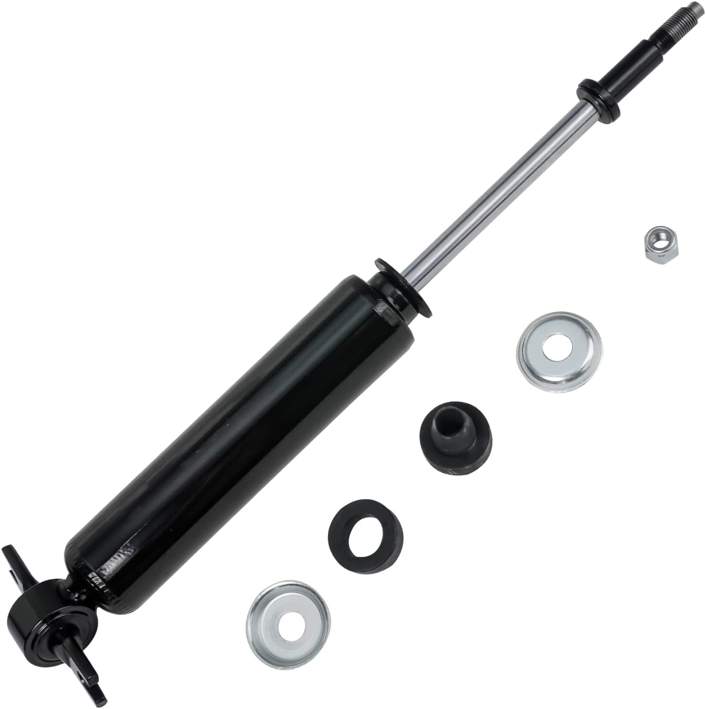 Detroit Axle - 2WD Front End Control Arms Kit for 2002-2005 Dodge Ram 1500 | 2 Upper Control Arms with Ball Joints & 2 Shock Absorbers | 4pc Replacement Set | Perfect for Off-Roading, Towing & Heavy-Duty Truck Maintenance