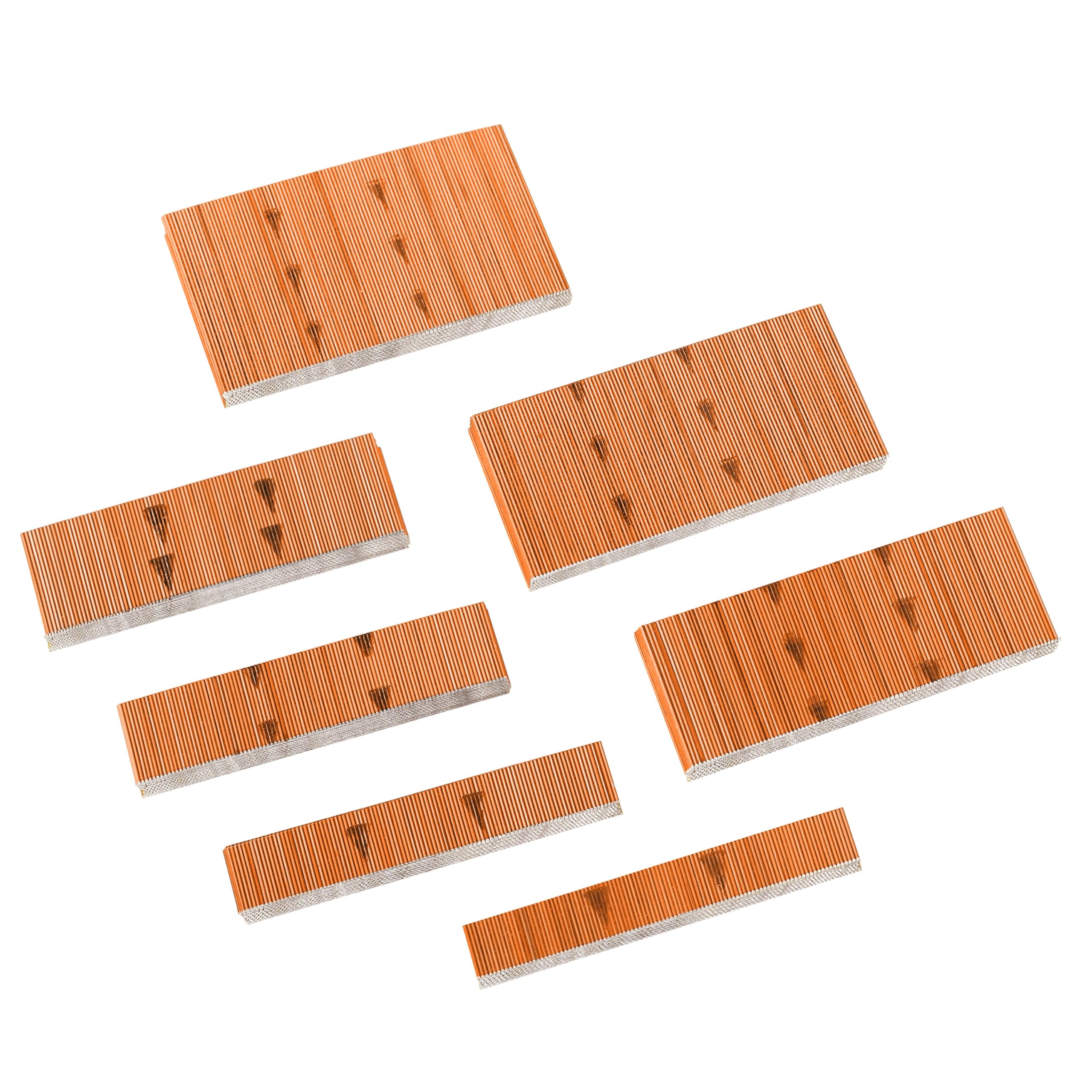 7000 Pcs 23 Gauge Headless Pin Nails - 7 Sizes (3/8